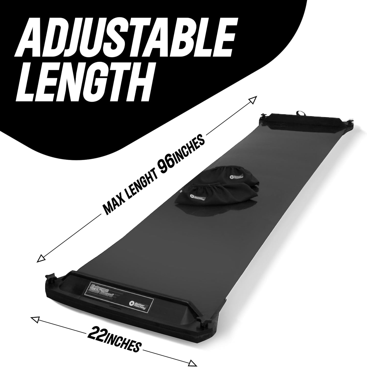 Better Hockey Extreme Slide Board - Portable IceHockey Training Aid, For Stamina, Endurance, Strength, Agility and Speed - Used by the Pros