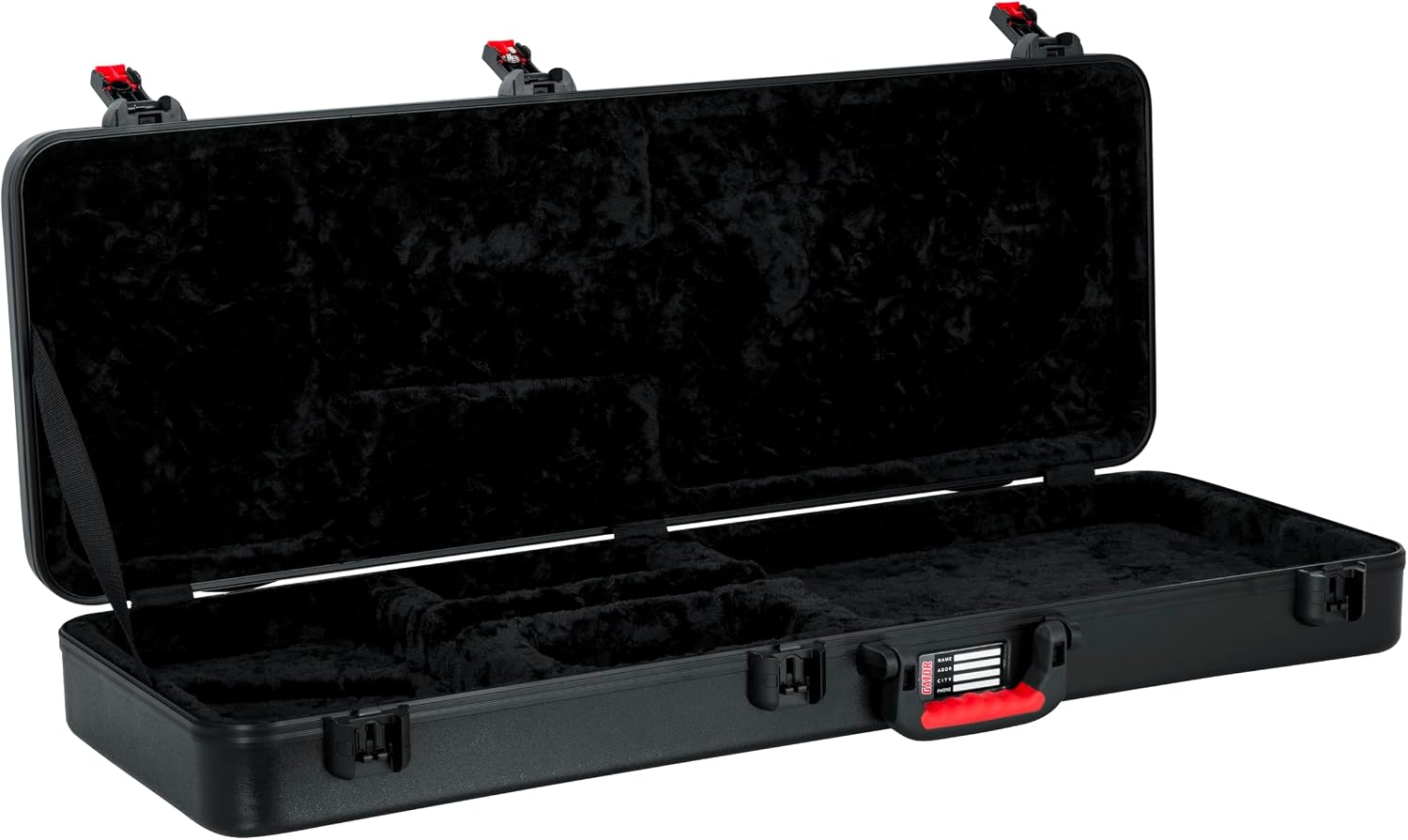 Gator Cases Molded Flight Case For SG Style Double Cut Away Guitars With TSA Approved Locking Latch, (GTSA-GTRSG)