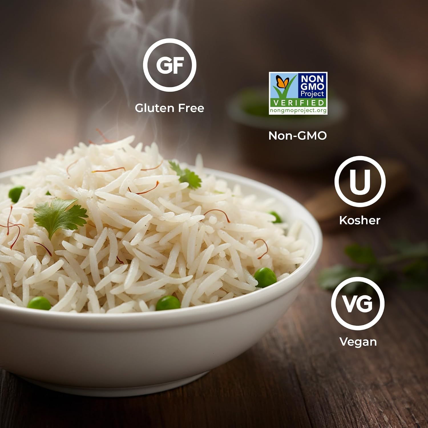 Daawat Traditional Basmati White Rice - 10 lb Bag | Authentic Extra Long Grain Basmati Rice - Great for Curries, Pilafs & Indian Recipes - Cook in Microwave or on Stove Top