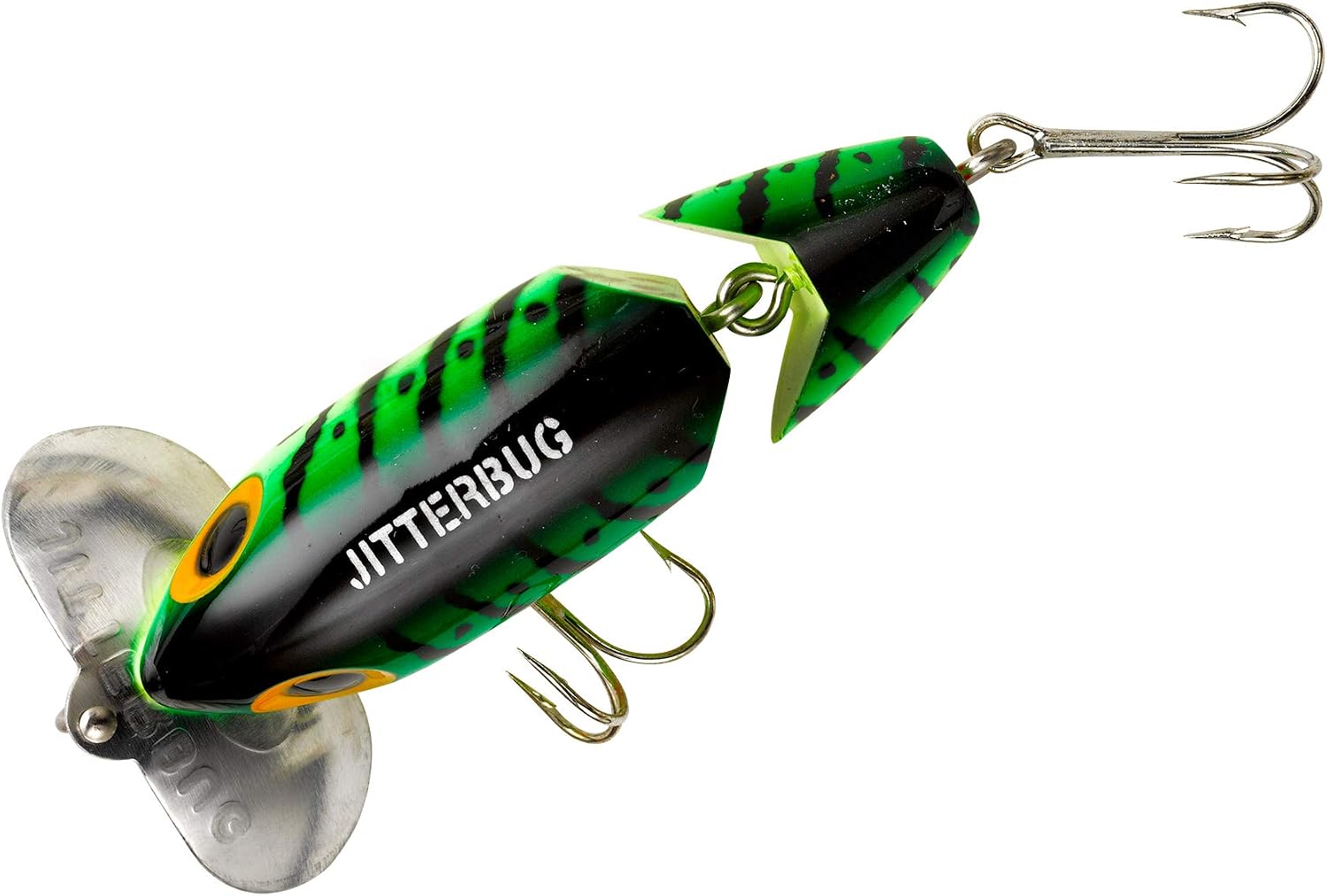 Arbogast Jitterbug Topwater Bass Fishing Lure - Excellent for Night Fishing
