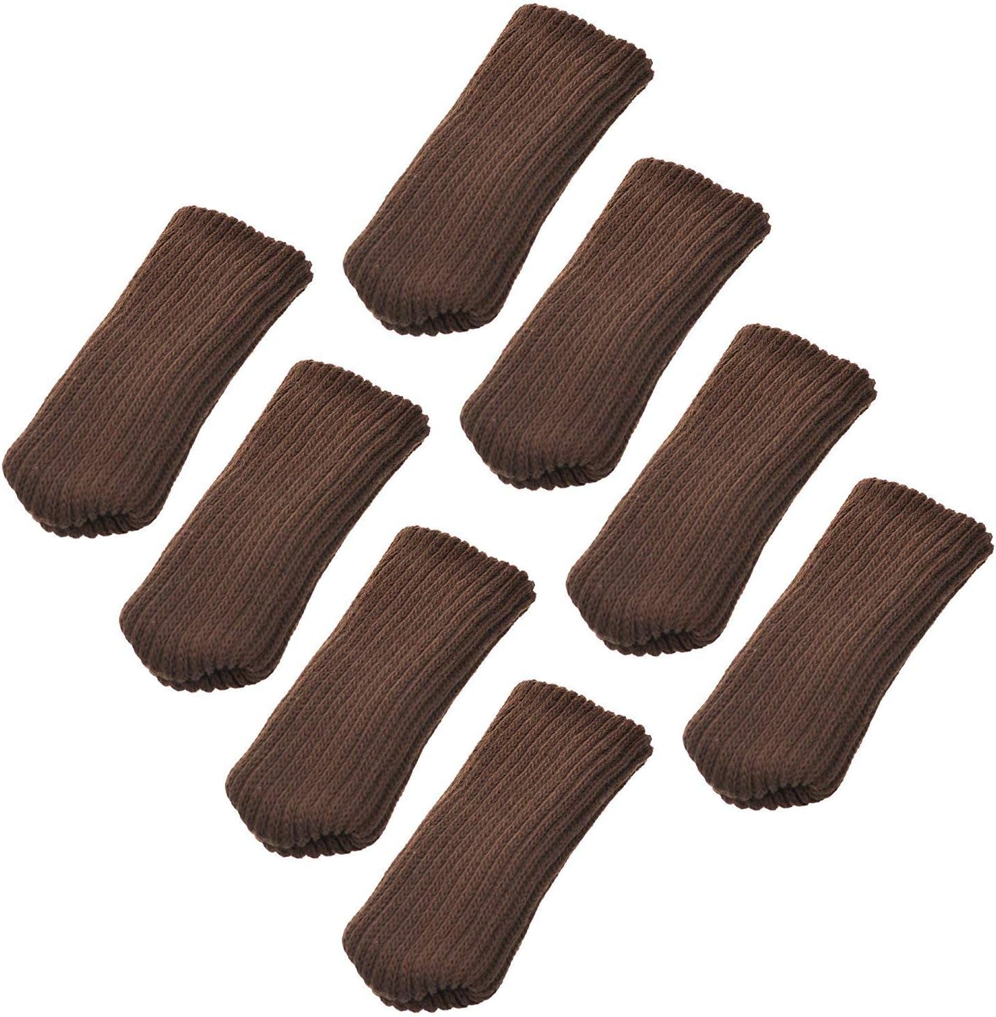 TEKEFT 20 pcs Knitting Wool Furniture Socks Chair Leg Socks Furniture Sliders That Protect Hardwood Floors from Scratches Socks Gifts