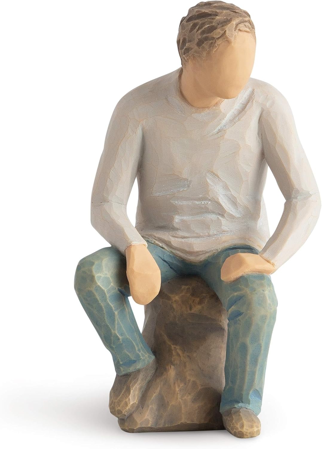 Willow Tree Happiness, Sculpted Hand-Painted Figure | Cast from a Susan Lordi Original Carving, Meaningful Keepsake Gift for Loved Ones, Display on Shelf, Table or Mantel