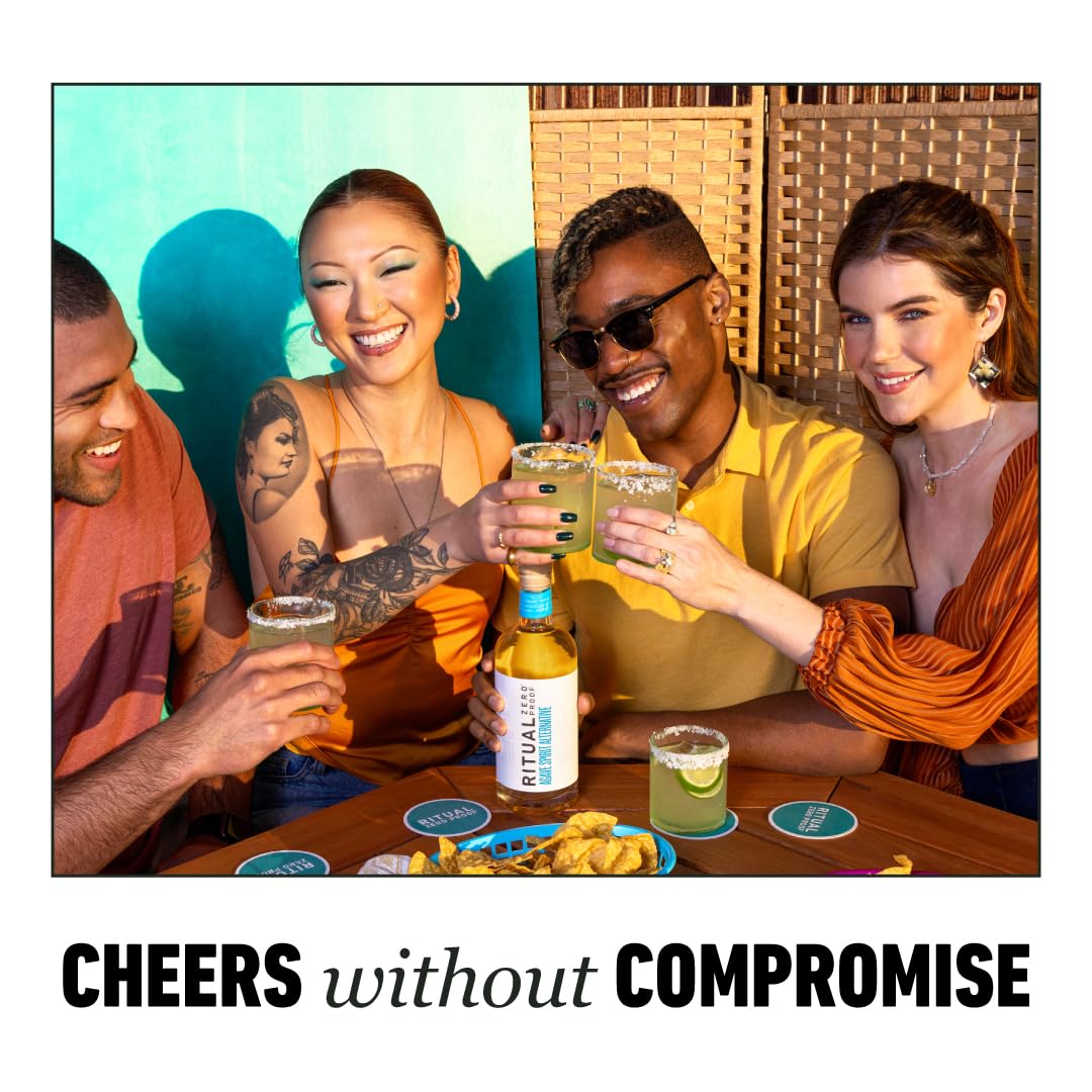RITUAL ZERO PROOF Agave Spirit Alternative | Award-Winning Non-Alcoholic Spirit | 25.4 Fl Oz (750ml) | Zero Calories | Sustainably Made in USA