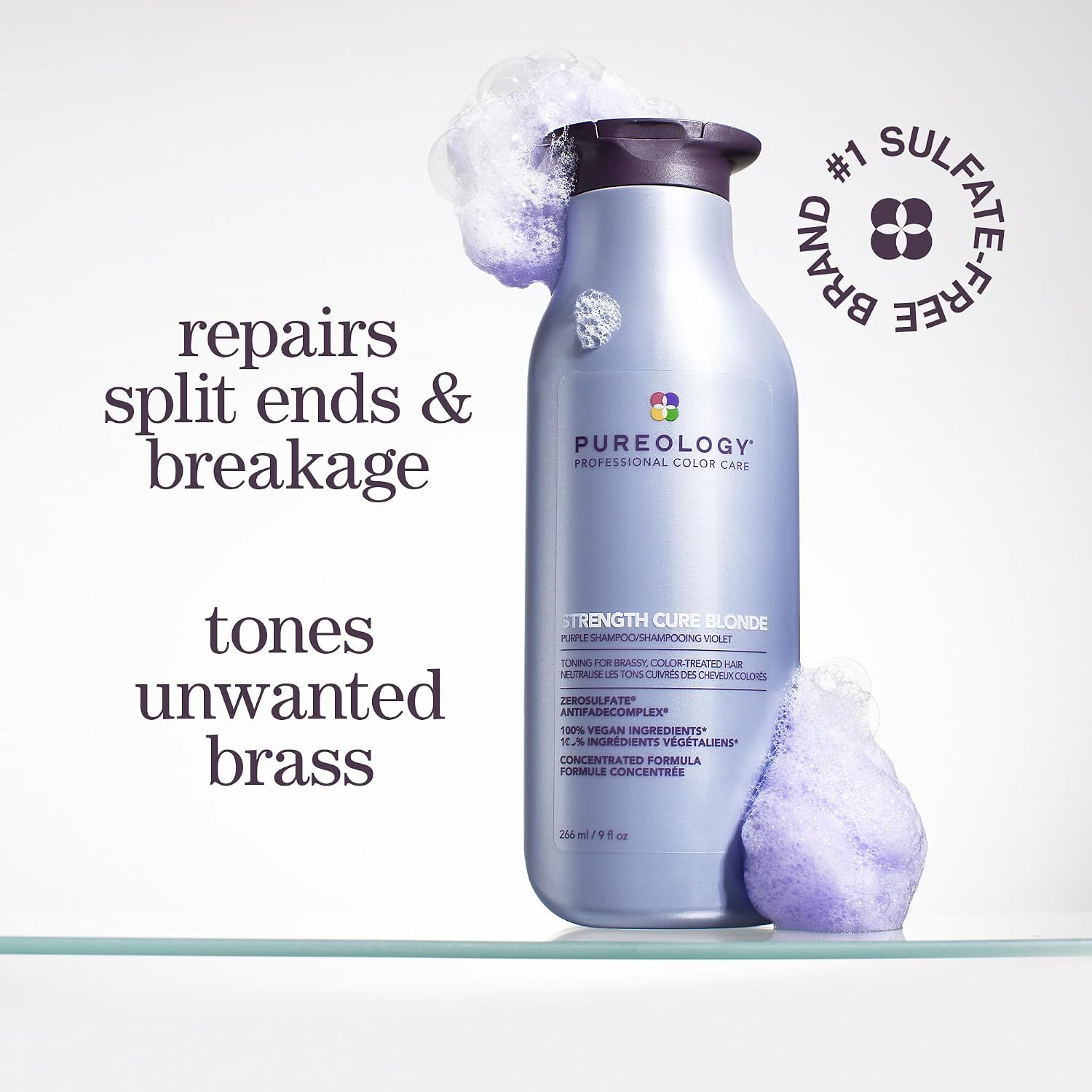 Pureology Strength Cure Blonde Shampoo – For Blonde Hair