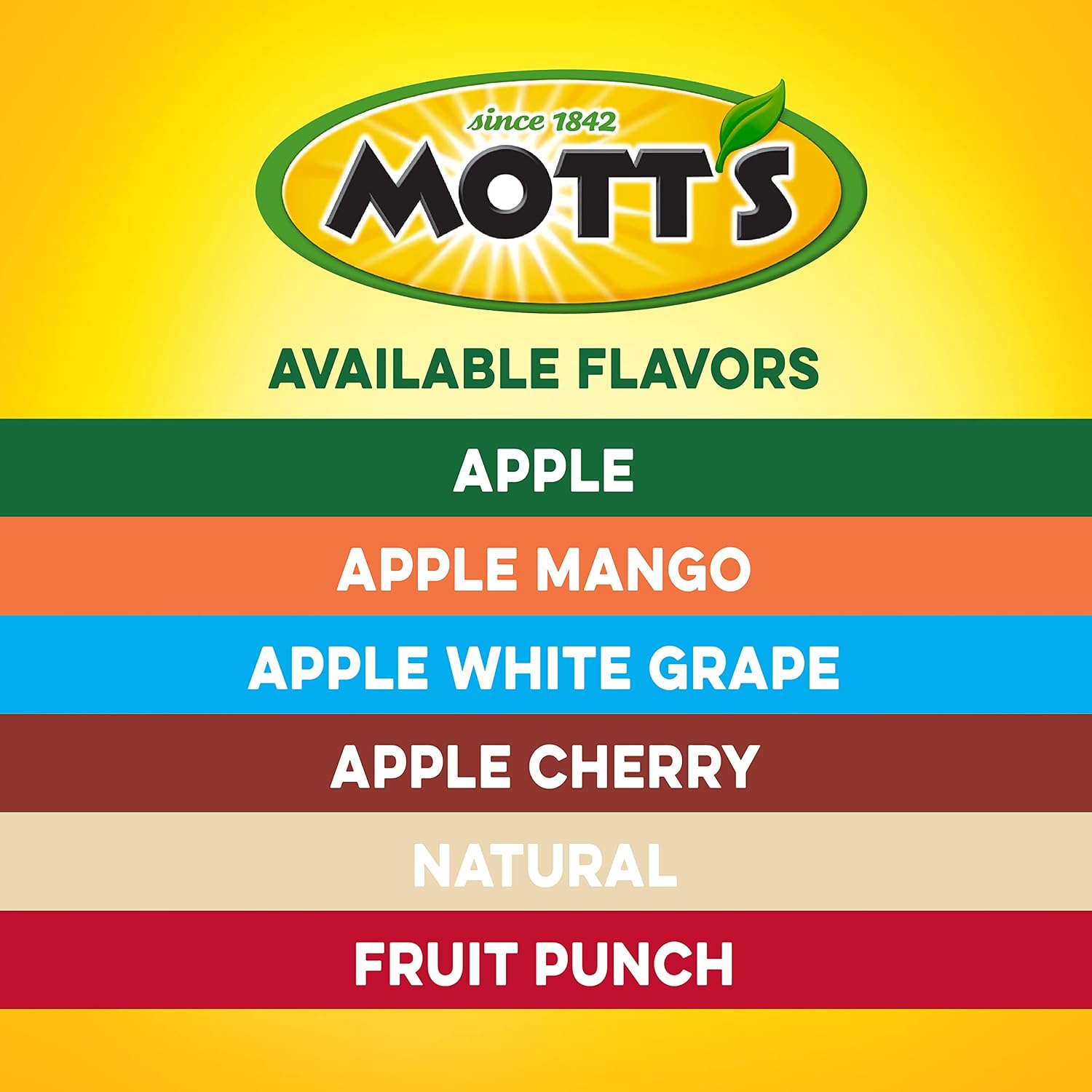 Mott's 100% Original Apple Juice, 6.75 Fl Oz Boxes, 32 Count (4 Packs Of 8), 2 Servings Of Fruit, 100% Fruit Juice, Gluten-free, Caffeine-free, Kosher, Contains No Artificial Colors Or Sweeteners