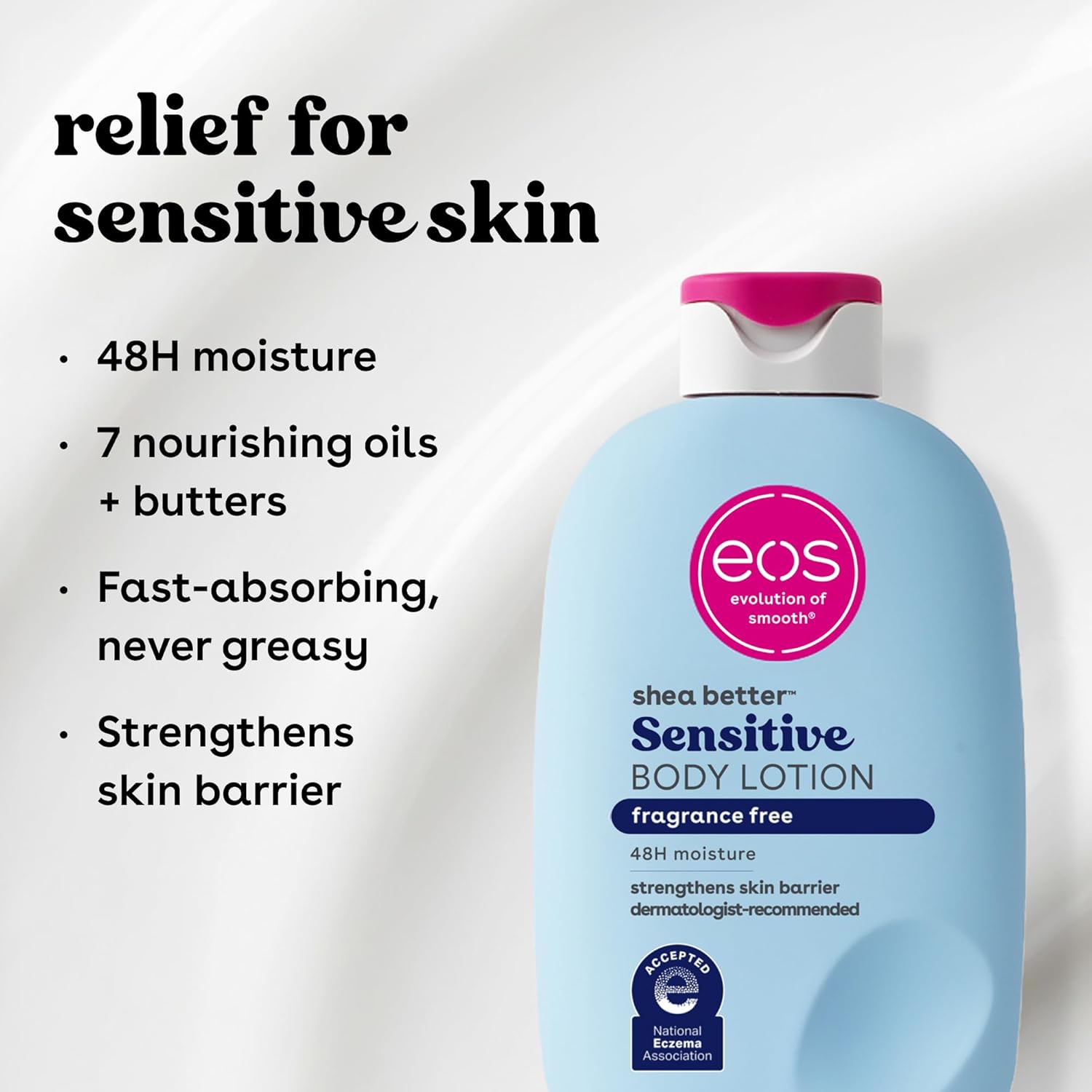 eos Shea Better 24H Moisture Body Lotion- Pomegranate Raspberry, 16 fl oz