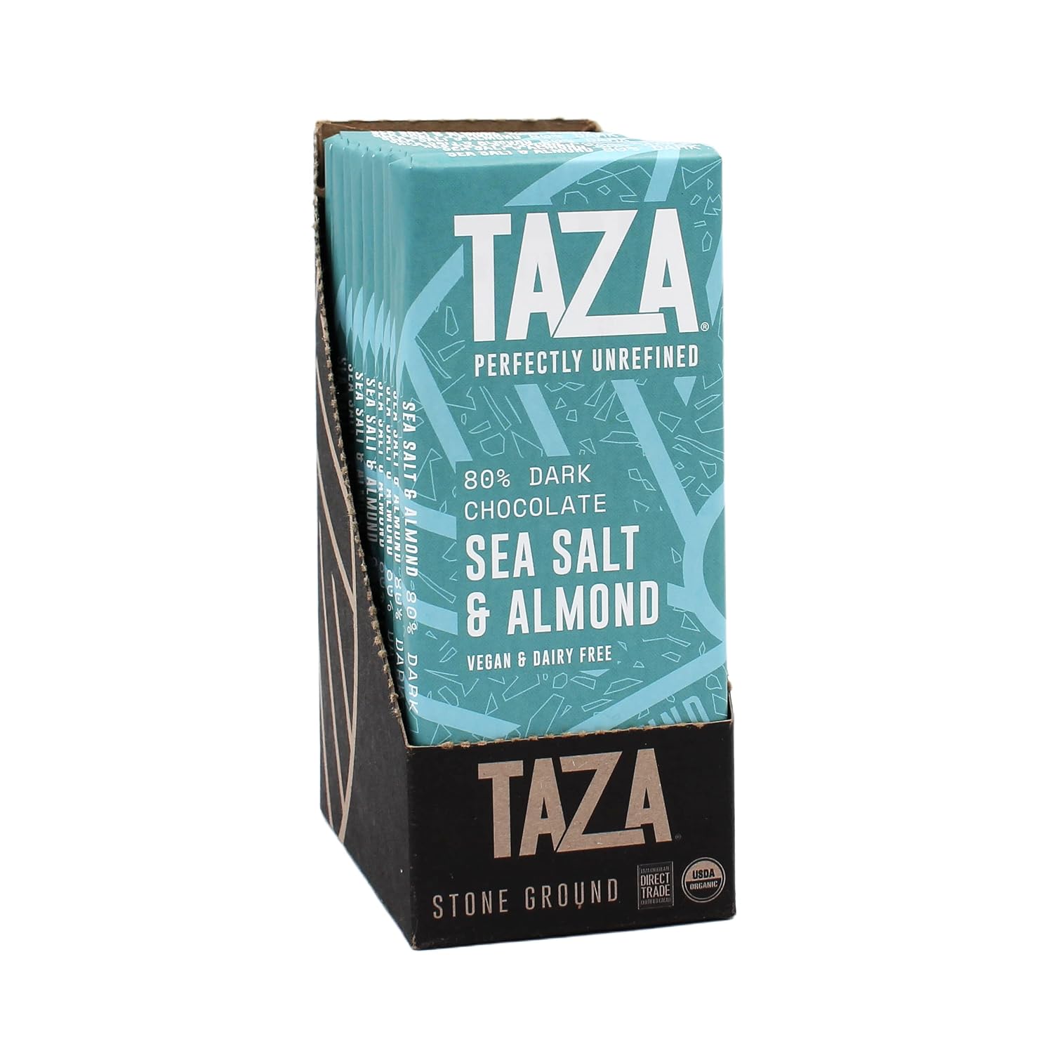 Taza Chocolate, 95% Wicked Dark Amaze Bar, 2.5 oz bars, case of 10