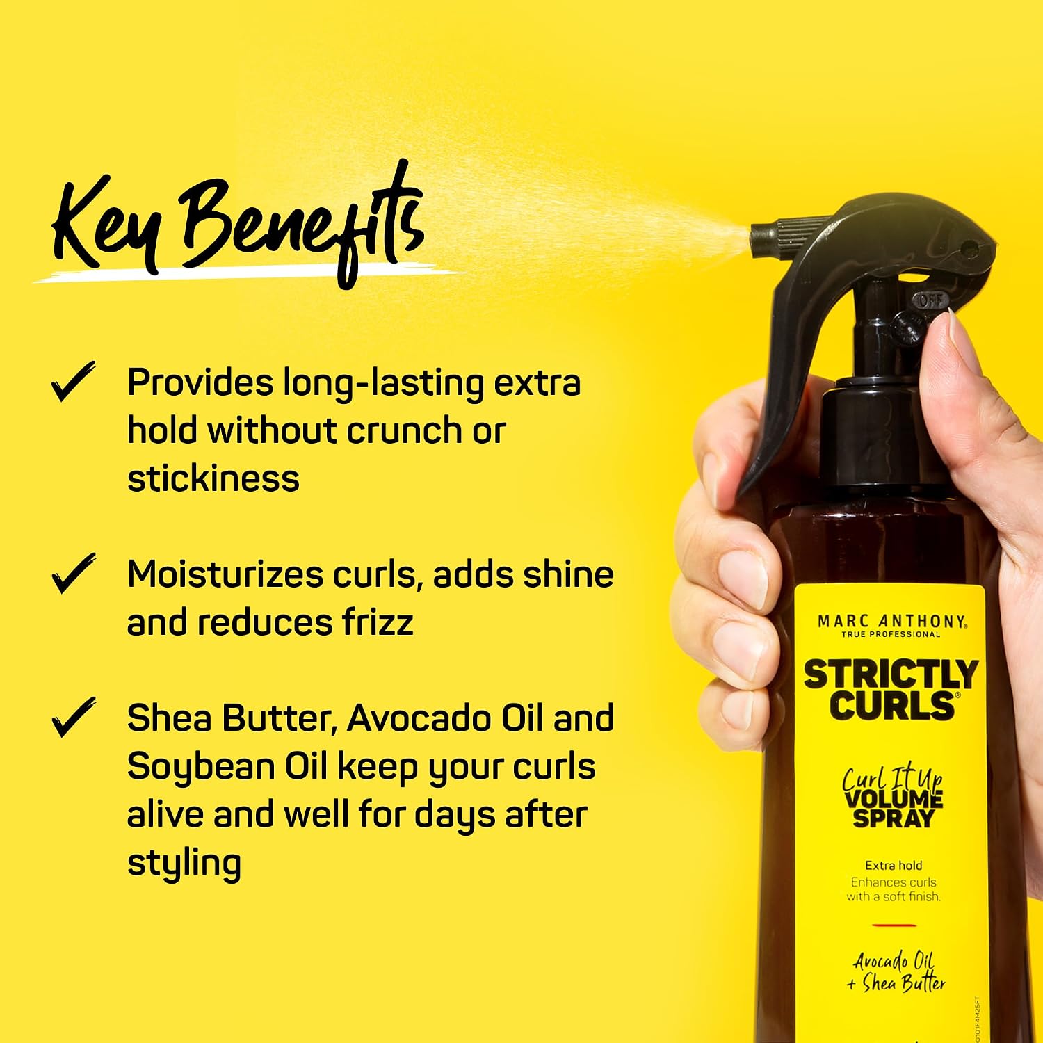 Marc Anthony Strictly Curls, Volumizing Hair Spray for Curly Hair