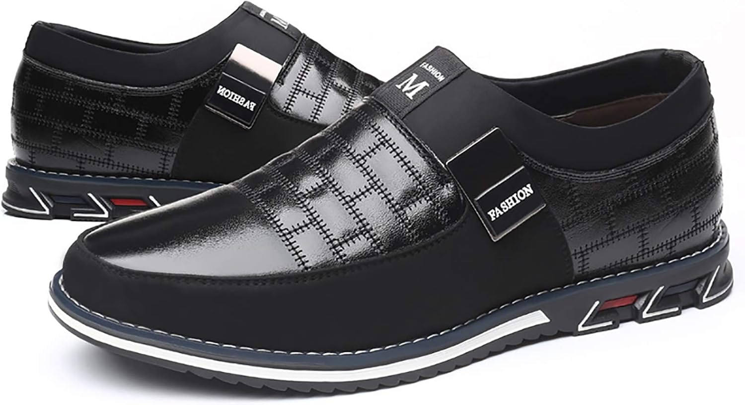 COSIDRAM Mens Casual Shoes Dress Sneakers Loafers Comfort Walking Shoes | Lightweight slip-on for hassle-free wear. Cloud-like comfort, sock-friendly fit for daily & semi-formal occasions.