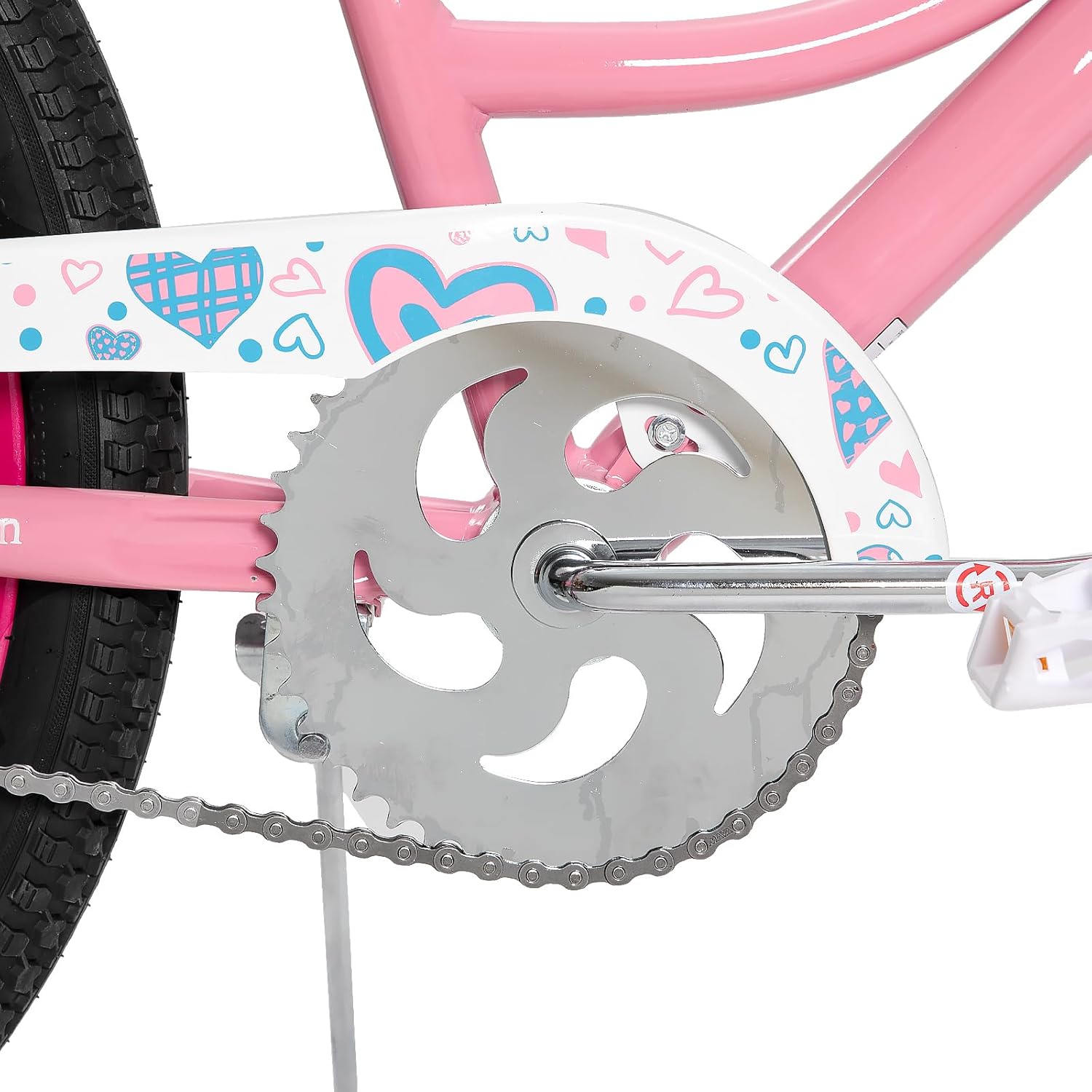 JOYSTAR Angel Girls Bike for Toddlers and Kids Ages 2-12 Years | 12-20 Inch Kids Bike with Training Wheels & Basket, 20 24“ Bicycle with Kickstand