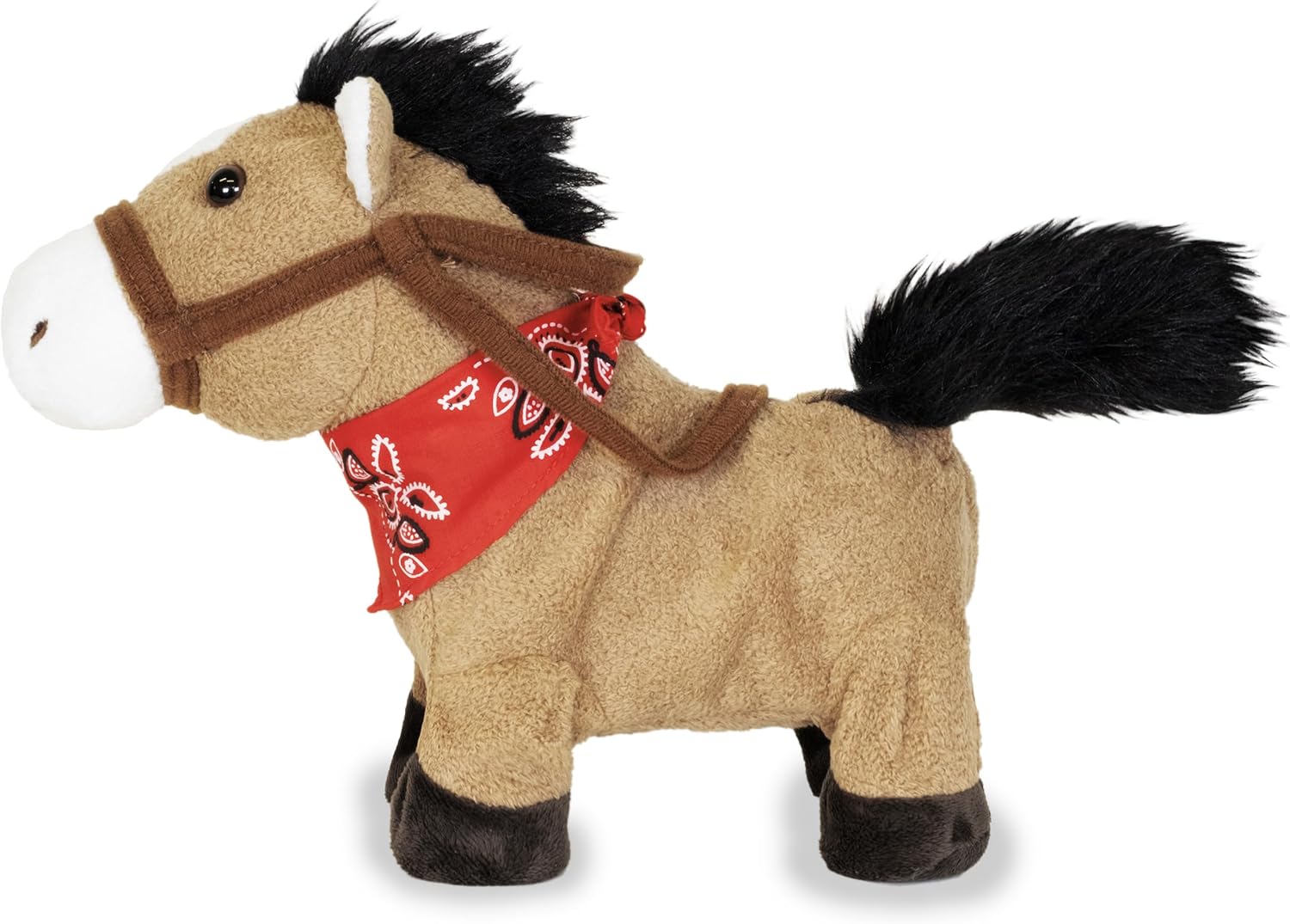 Cuddle Barn Gallop - Animated Plush Horse Toy Moves, Neighs, Sings, 10 in | 2 Different Play Options, Walks, Moves Head & Tail, Sings "Giddyup
