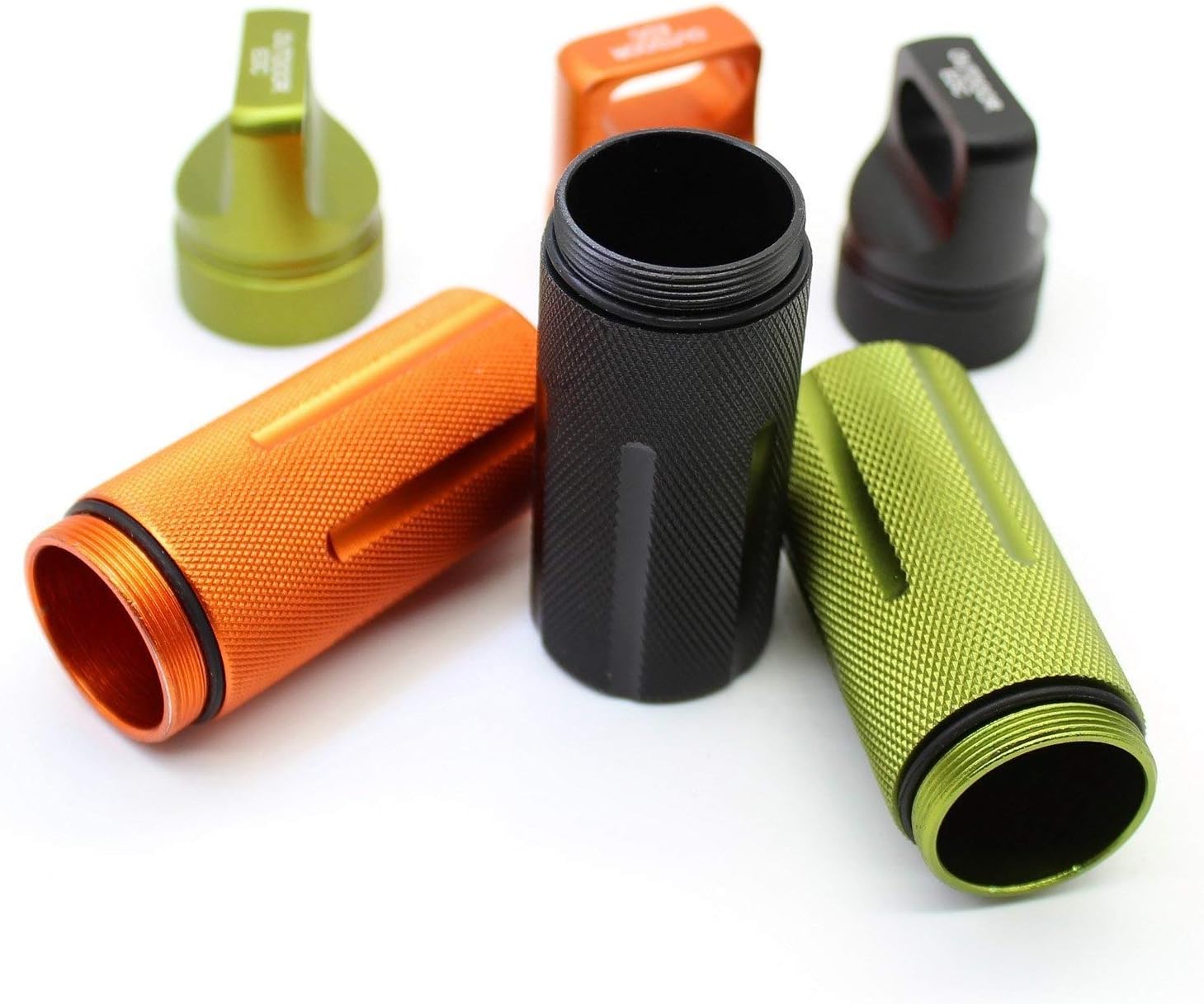 Ccanku C20 EDC Waterproof Case Military Level Survival Pill Match Case Box Container CNC Metal Seal Bottle Camping Essentials Tool
