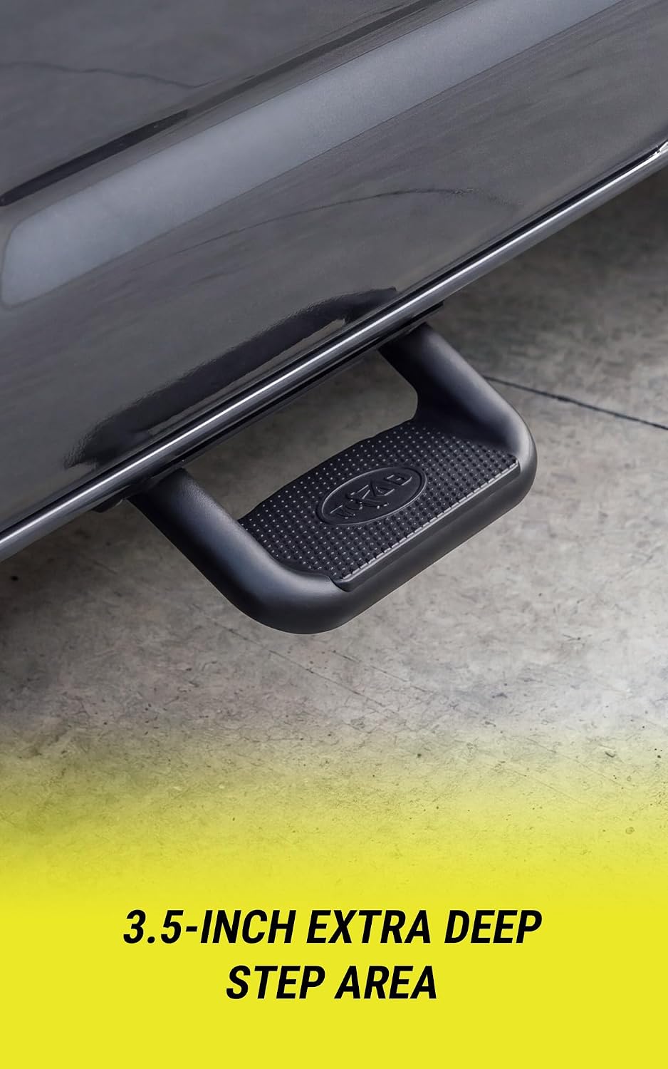 Bully BBS-1103 Truck Black Powder Coated Side Step Set, 2 Pieces (1 Pair), Includes Mounting Brackets - Fits Various Trucks from Chevy (Chevrolet)