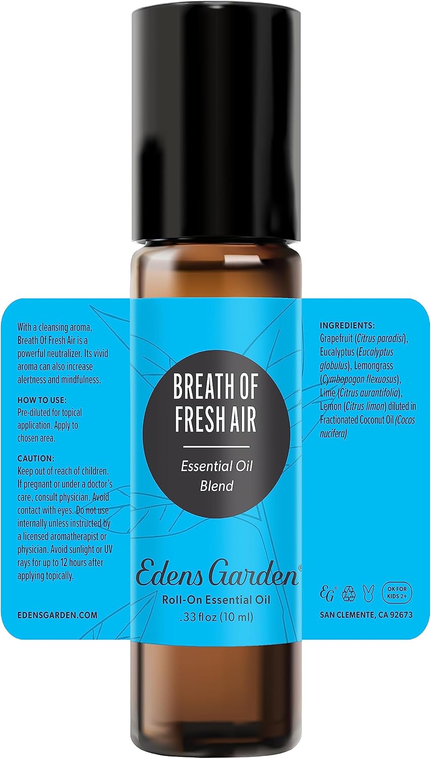 Edens Garden Beach House 100% Pure Essential Oil Blend Roll-On (.33 fl oz)