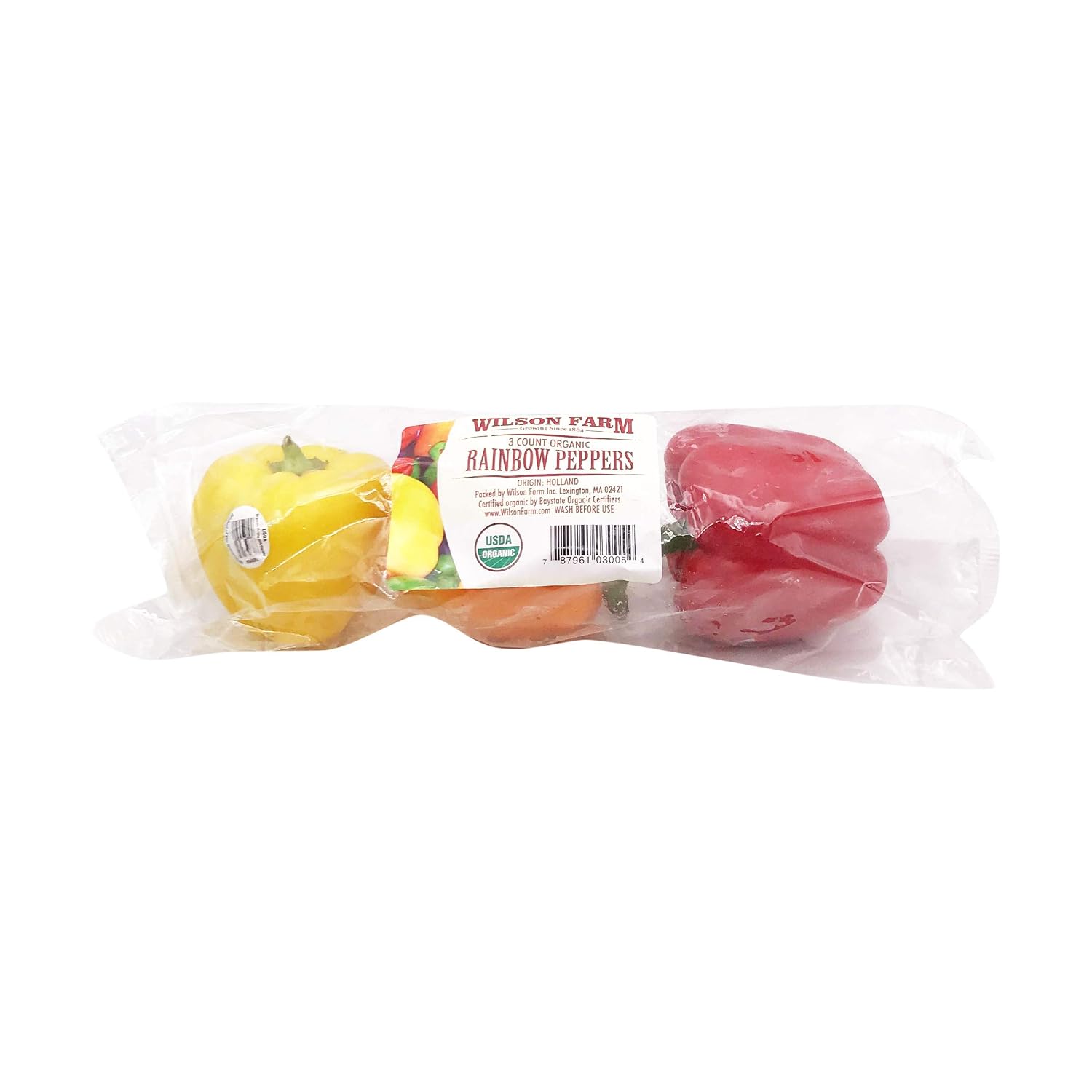 Organic Rainbow Pepper Bag, 3 Count