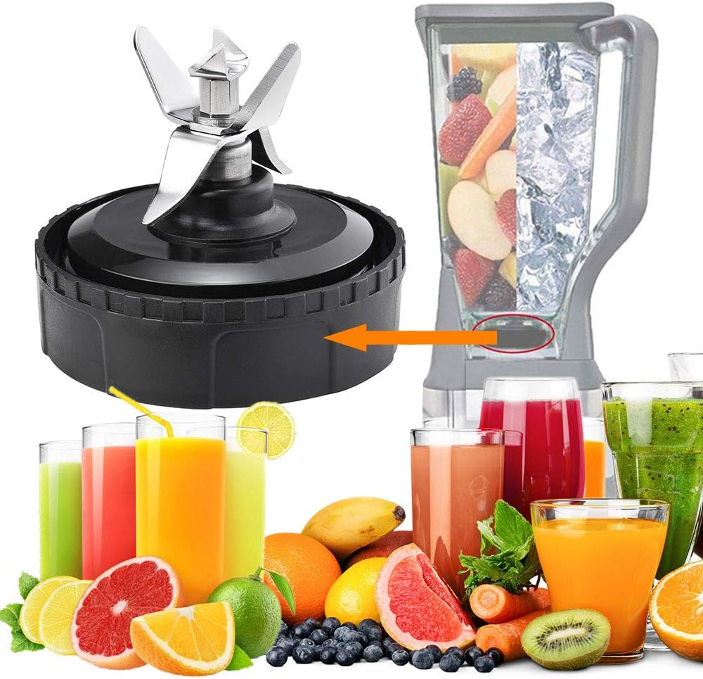 Blender Cups Fit for Ninja, Replacement Parts 16OZ Cups with Lids