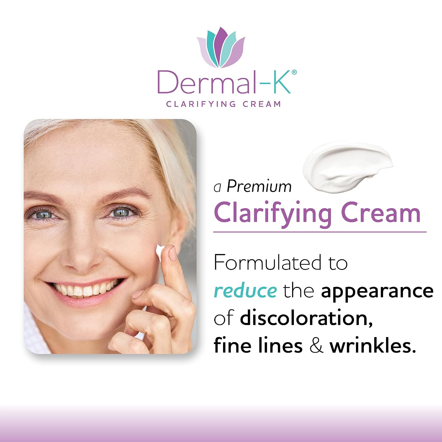 Dermal-K Vitamin K Cream 4 OZ | Hydrating Cream with Antioxidants & Botanicals |Reduce the Appearance of Discoloration