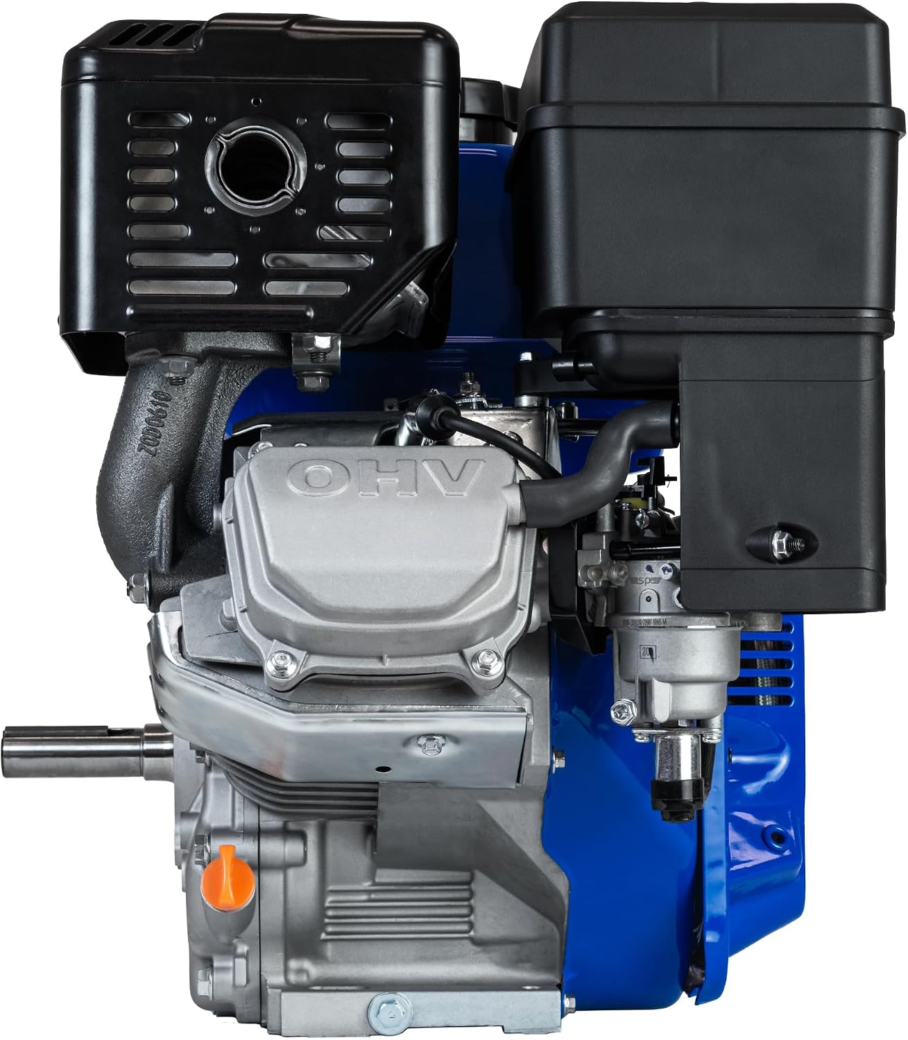 DuroMax XP7HPE 208cc Electric Start Gas Powered, 50 State Approved, Multi-Use Engine Blue