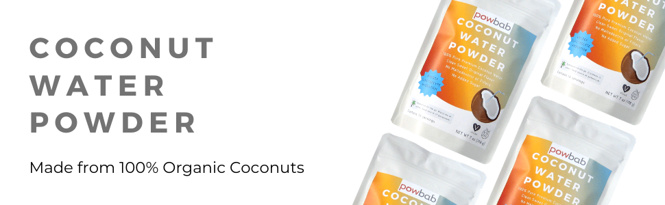 coconut water powder organic freeze dried packets dehydrated coco hydro sugar added unsweetened real
