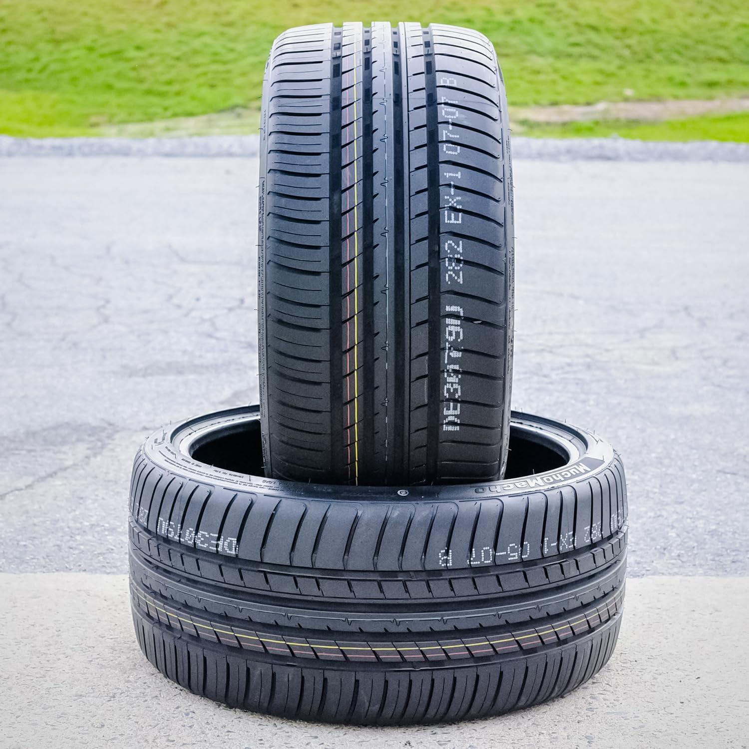 Set of 2 (TWO) Cosmo MuchoMacho All-Season High Performance Radial Tires-245/40R20 245/40ZR20 245/40/20 245/40-20 99Y Load Range XL 4-Ply BSW Black