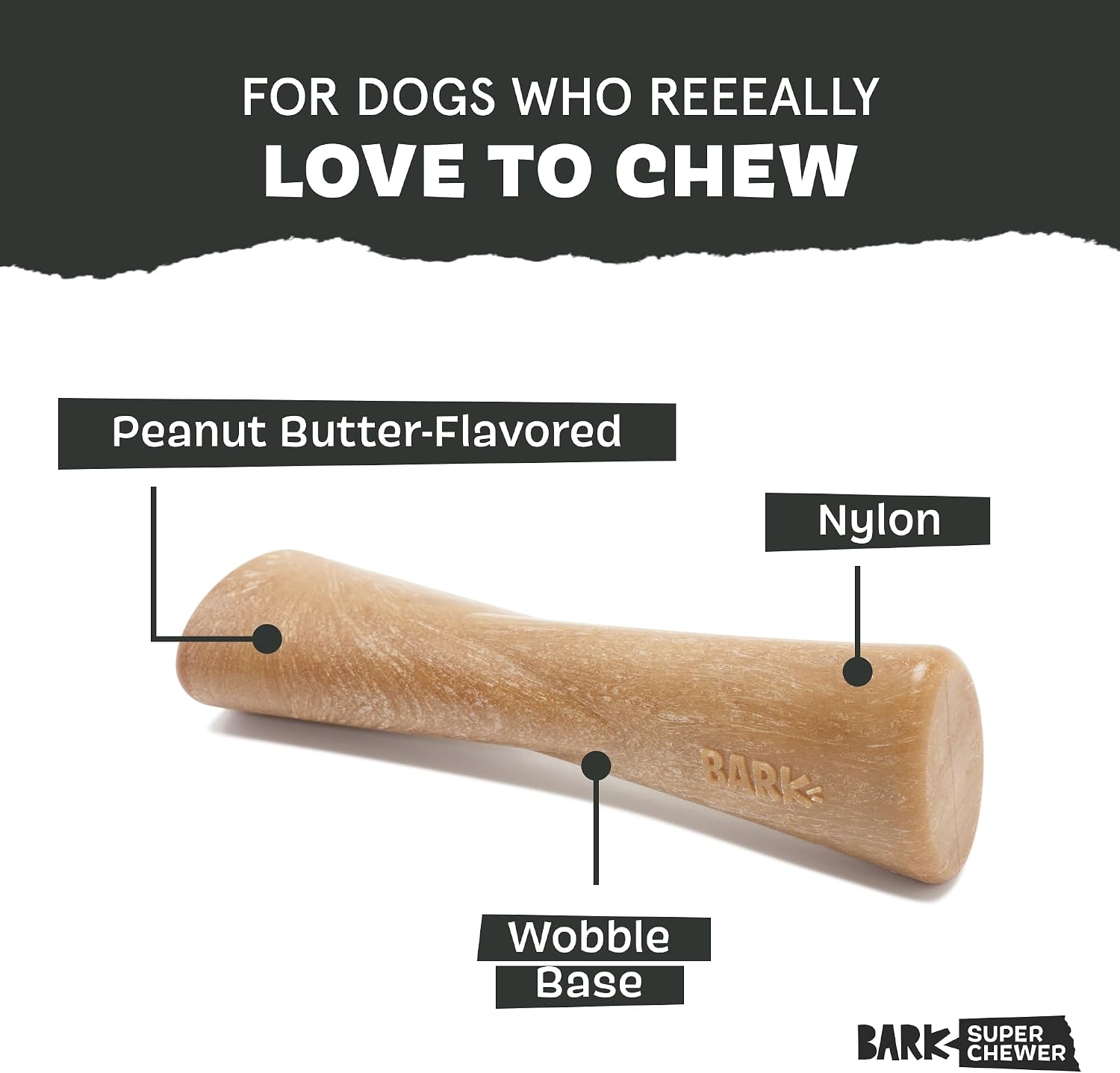 BarkBox Turkey Super Chewer - Toy for Large Dogs