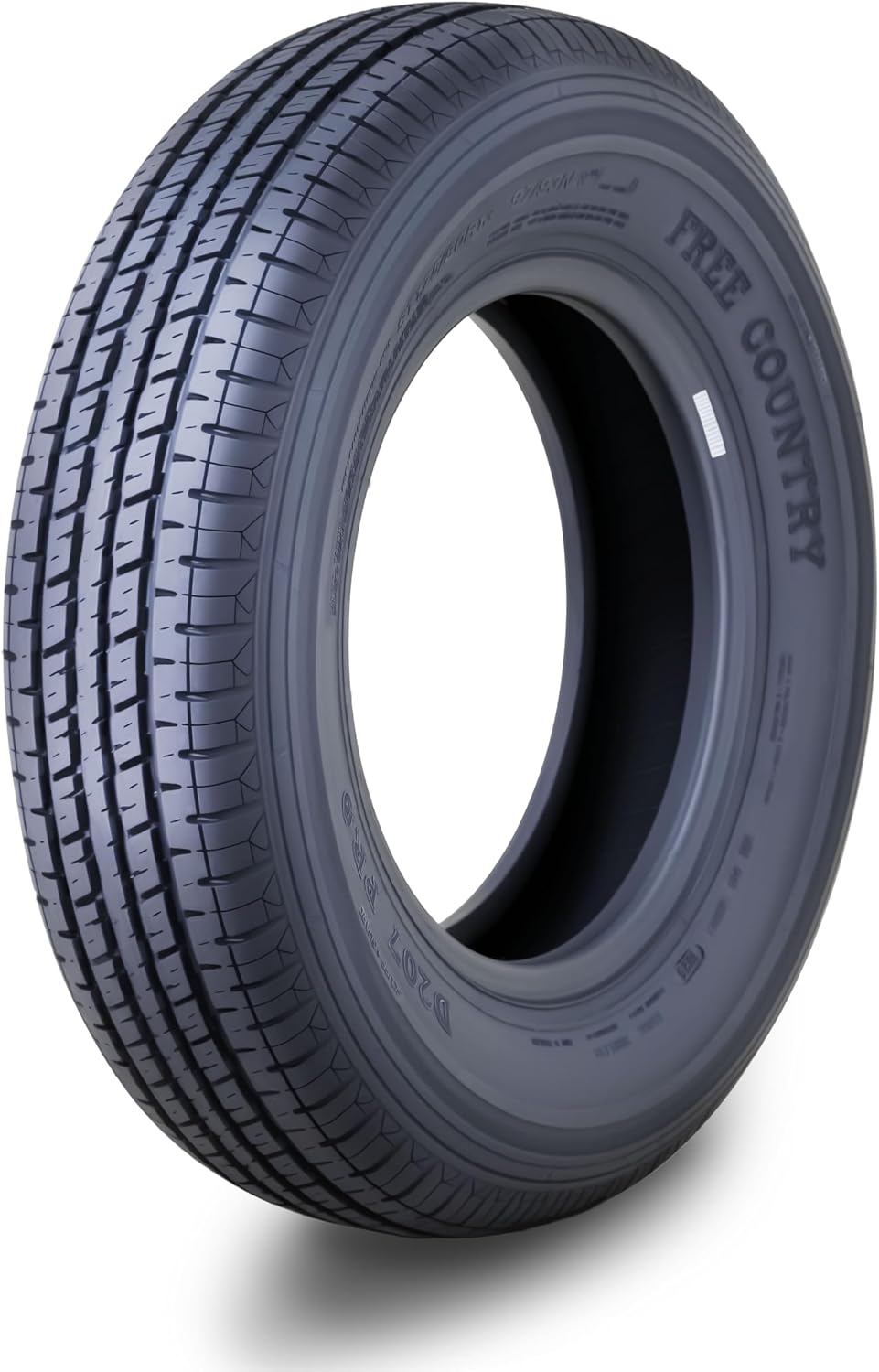 Free Country Prem Trailer Tire ST175/80R13 8PR Load Range D w/Scuff Guard | Premium Steel Belted Radial Load Range D Speed Rating N 88 MPH