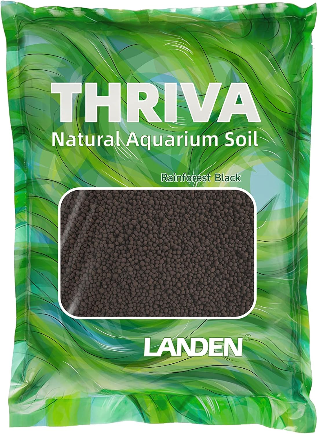 Thriva Aqua Soil Aquarium Substrate Black 5L Planted Tank Shrimp | For planted aquarium, aquascaping and shrimp