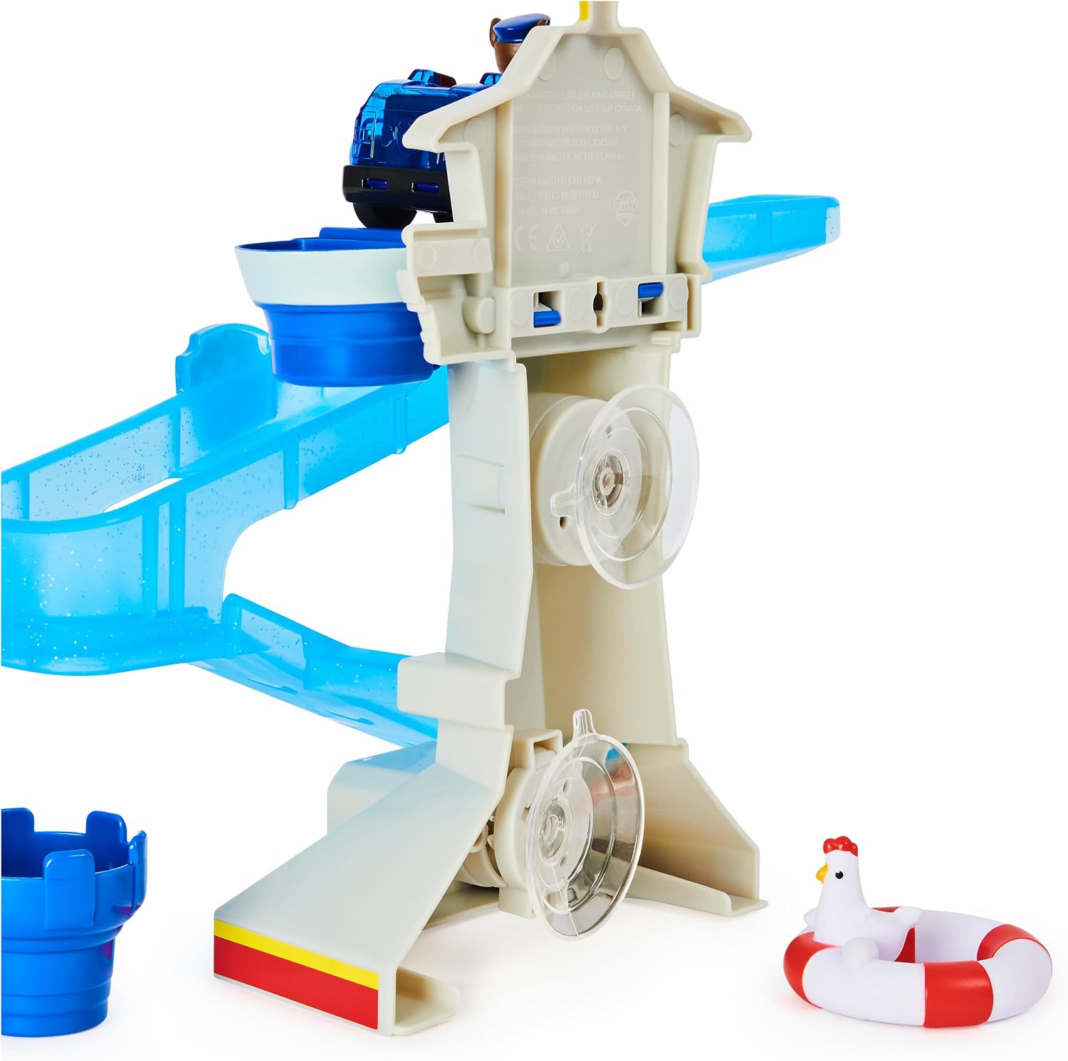 Paw Patrol Adventure Bay Bath Playset with Light-Up Chase Vehicle