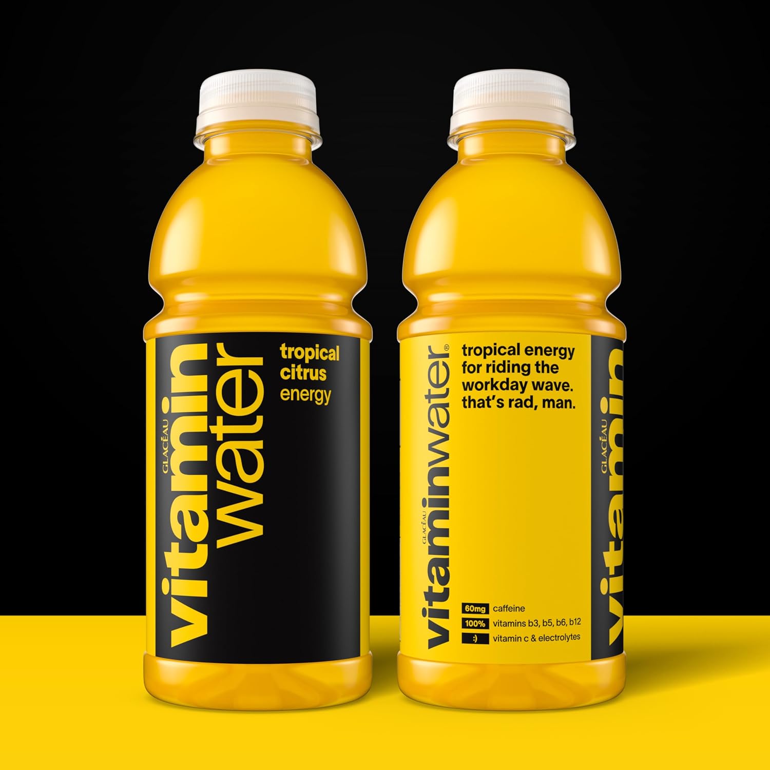 vitaminwater Refresh Tropical Mango, Flavored Water Beverage Bottles, 20 fl oz, 12 Pack