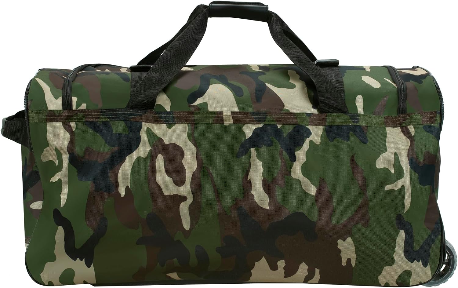 Rockland Rolling Duffel Bag, Black, 22"
