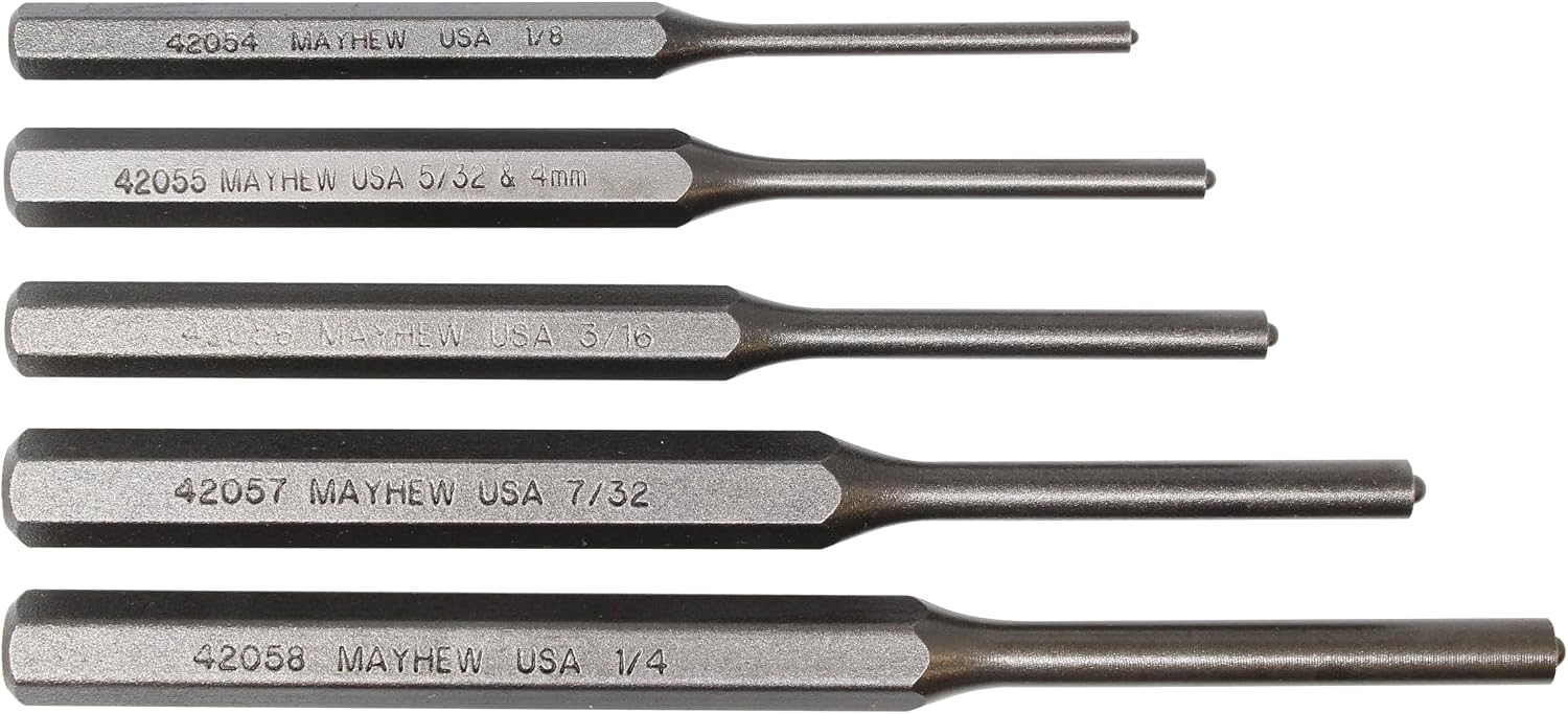 Mayhew Pro 62250 Pilot Punch Kit, 6-Piece