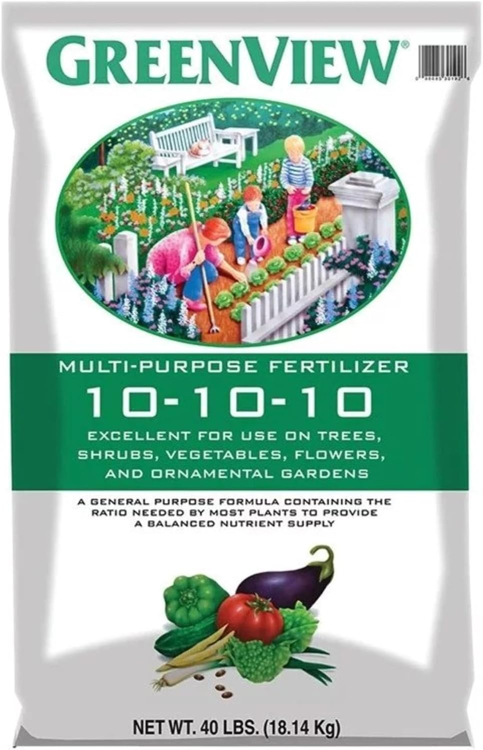 Lebanon Seaboard Corporation Green View No.40 10-10-10 All Purpose Fertilizer (21-30192)