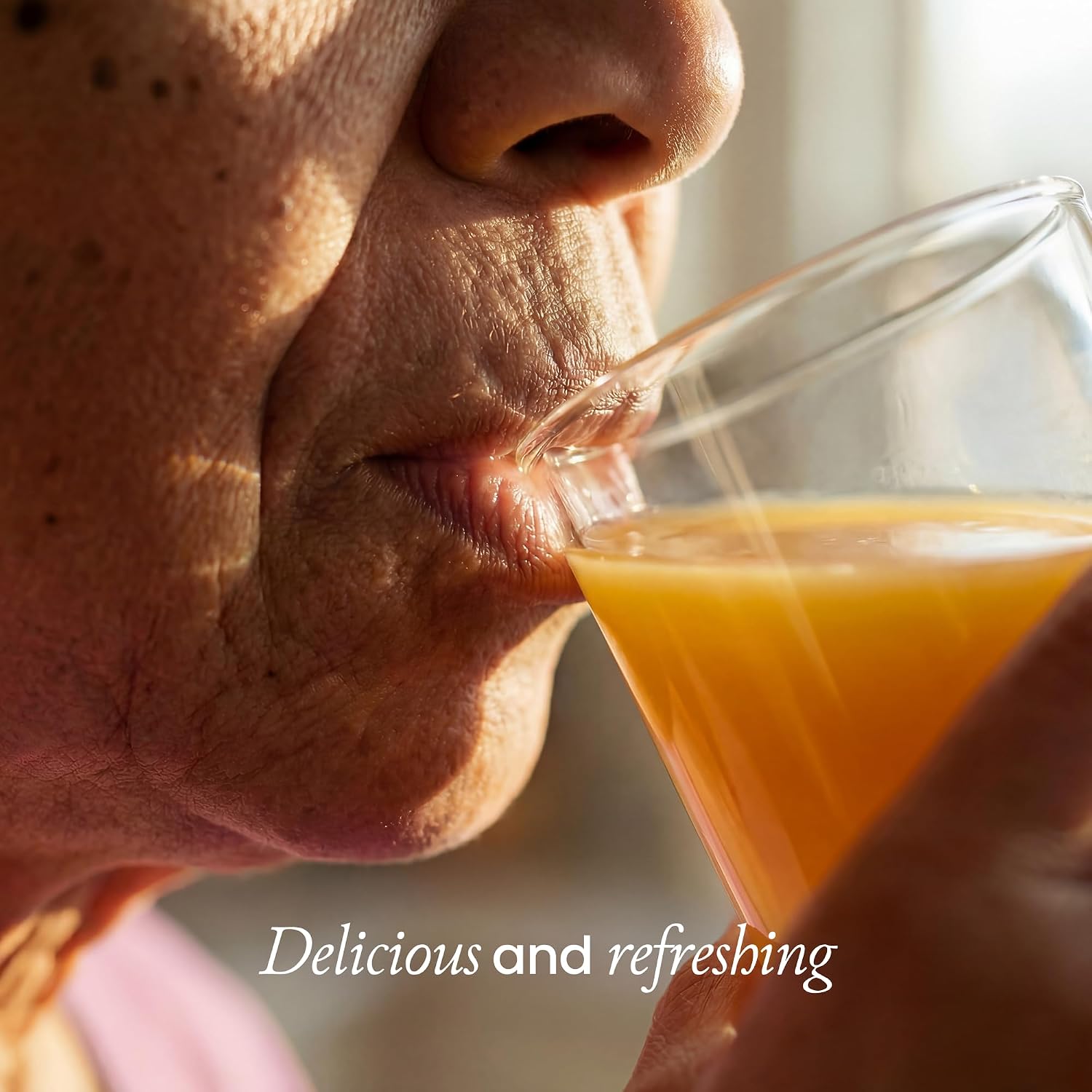 Thick & Easy Thickened Orange Juice, IDDSI Level 3 Ready-to-Drink Thickened Beverage for Swallowing Support, Moderately Thick Honey Consistency, 4 fl oz Cups - 24 Pack | IDDSI Level 3, Ready-to-Drink, Beverage for Swallowing Support, Moderately Thick Hon…