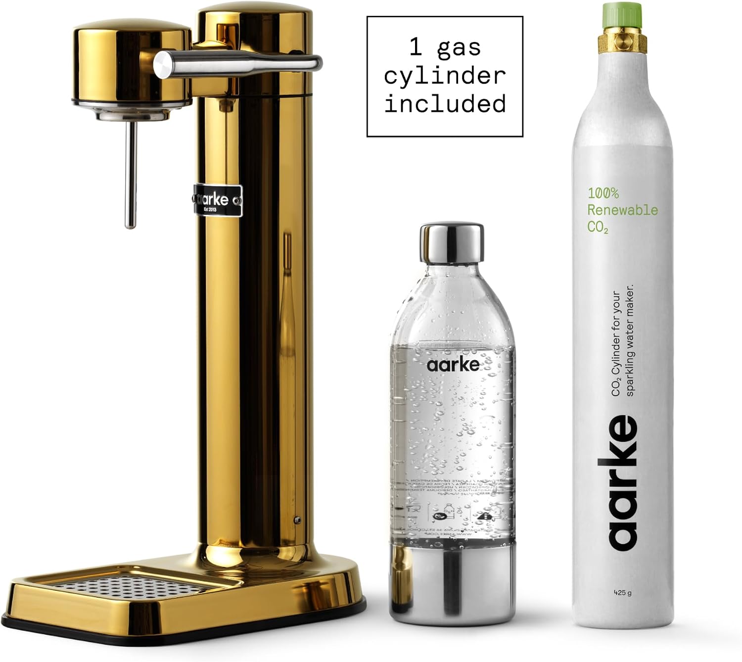 Aarke Carbonator 3 - Premium Sparkling Water Maker, Matte Black