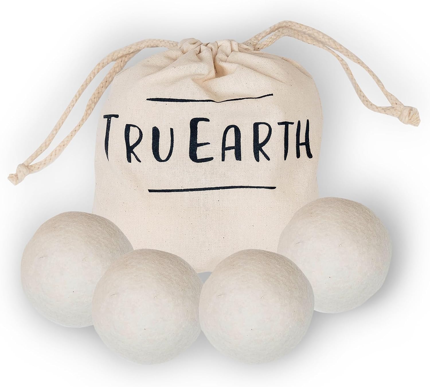Tru Earth Wool Dryer Balls, Set of 4 XL