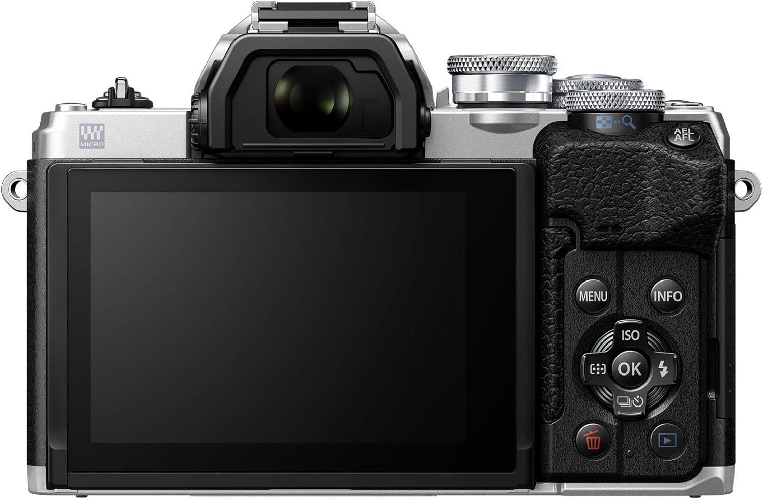OM SYSTEM Olympus E-M10 Mark IV Silver Micro Four Thirds System Camera M.Zuiko Digital ED 14-42mm F3.5-5.6 EZ kit 20MP Sensor 5-Axis Image
