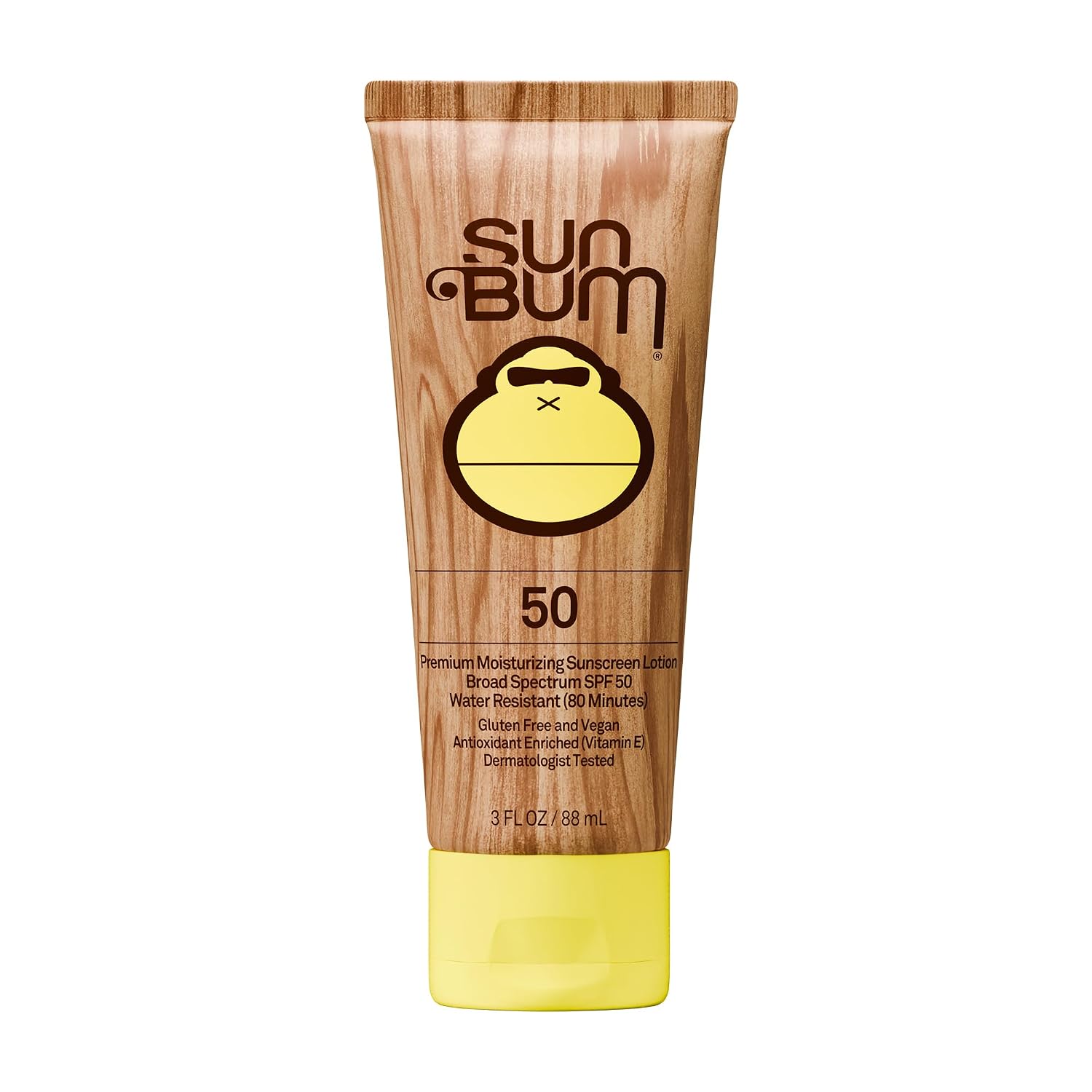 Sun Bum Original SPF 50 Sunscreen Body Lotion - 8 oz | Broad Spectrum Moisturizing Sunscreen with Vitamin E, Hawaii 104 Act Compliant (Made without Octinoxate & Oxybenzone)