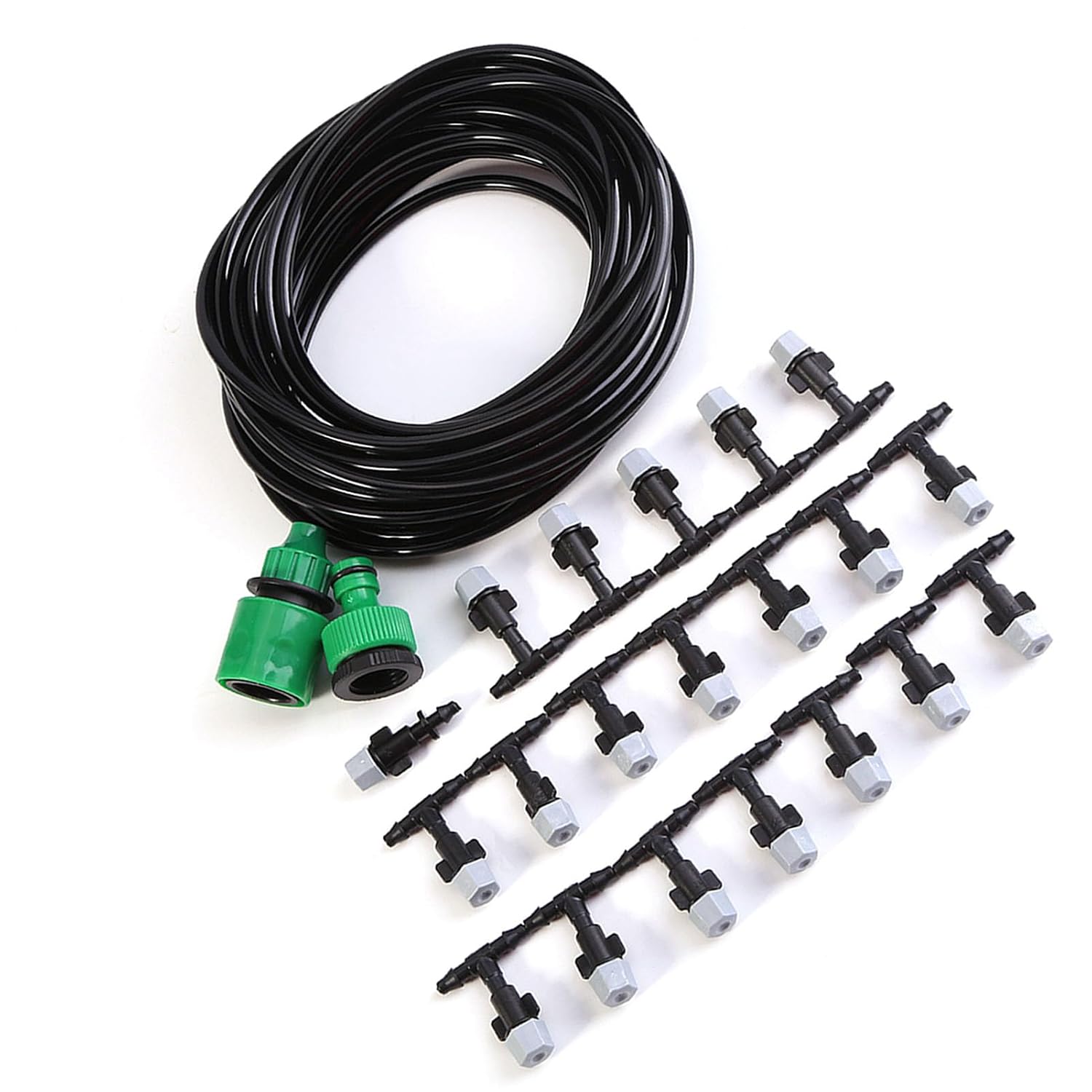 Misting Cooling System, 4/7mm Watering Tubing, Misting Nozzle Sprinkler