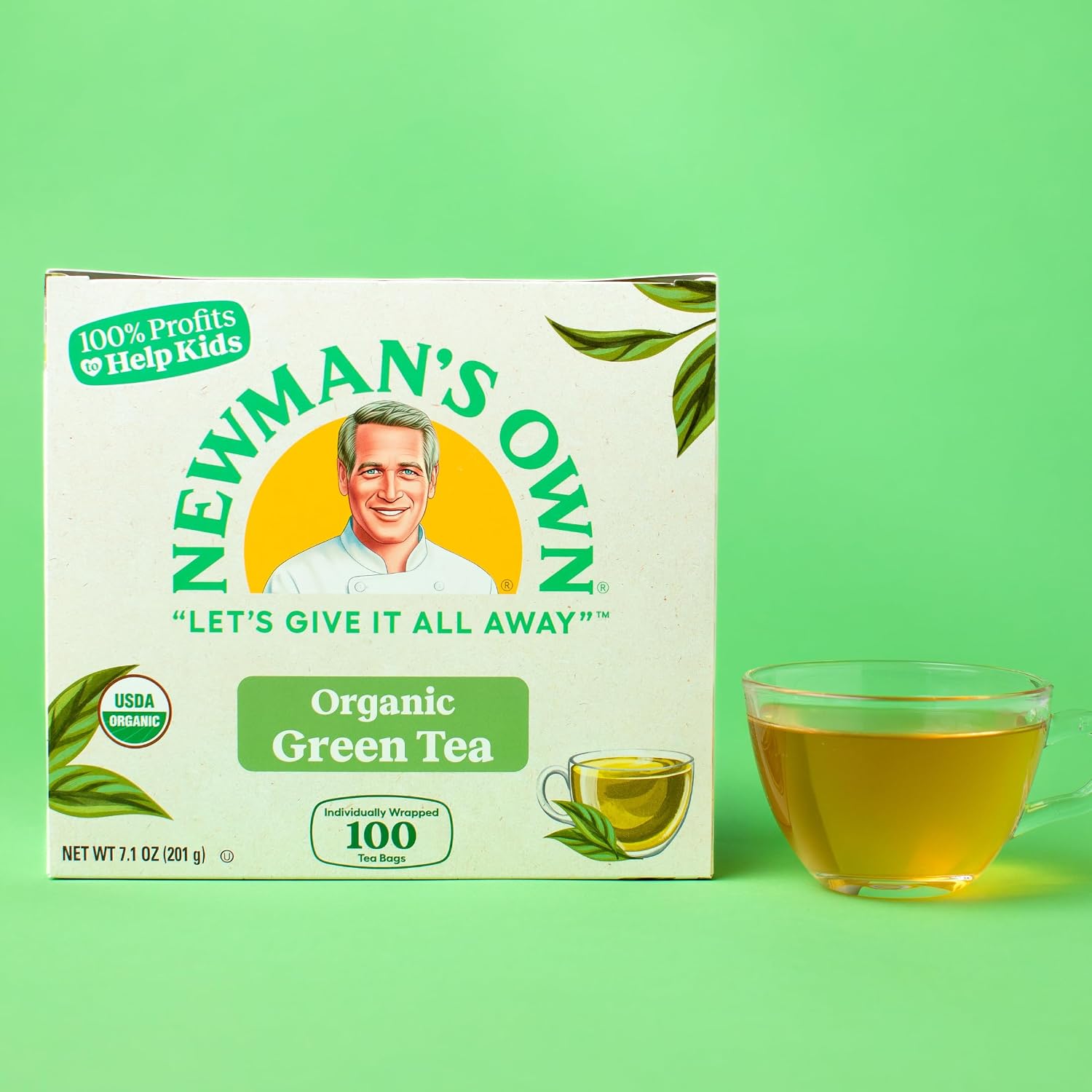 NEWMANS OWN ORGANICS Organic Royal Green Tea, 40 CT