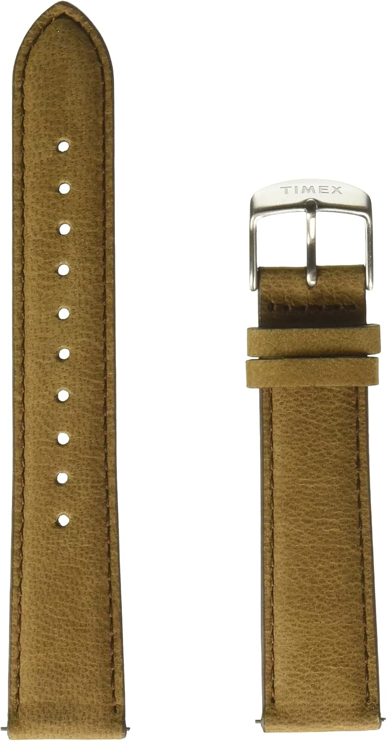 Timex Men's IQ+ Move 20mm Quick-Release Leather Strap