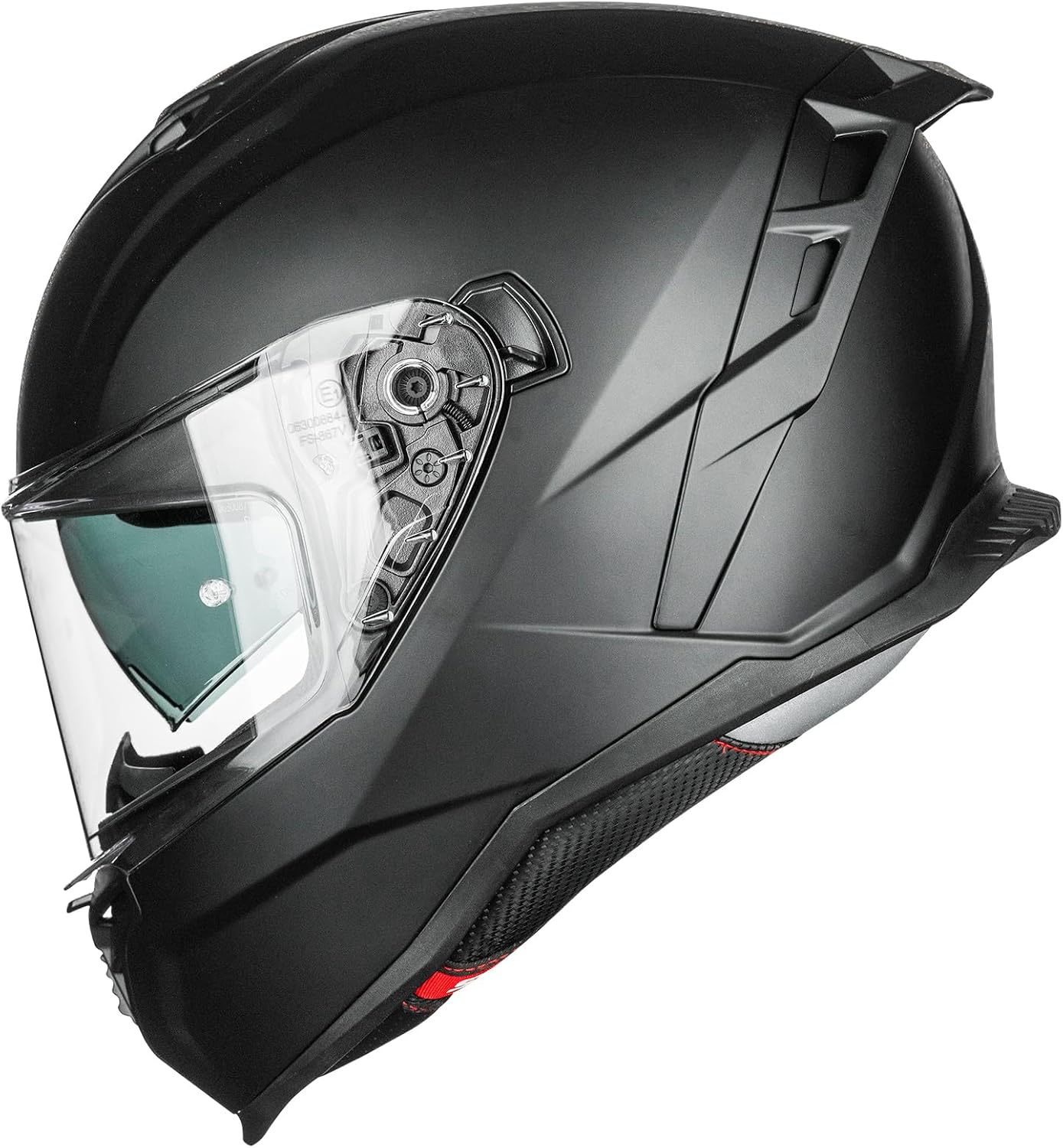 ILM Motorcycle Helmets DOT ECE Dual Visor Street Racing Helmet Full Face Powersports Cascos for Men Women Model MF567(Cobra Camaleon Gold, L)