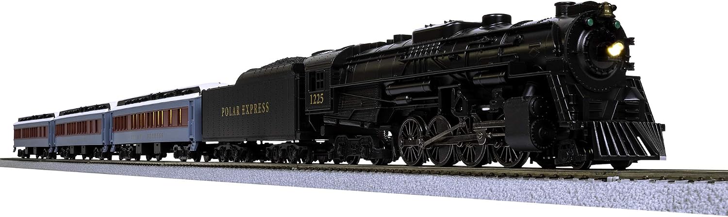 Lionel The Polar Express LionChief 2-8-4 Set with Bluetooth Capability, HO Gauge Model Train Set with Remote