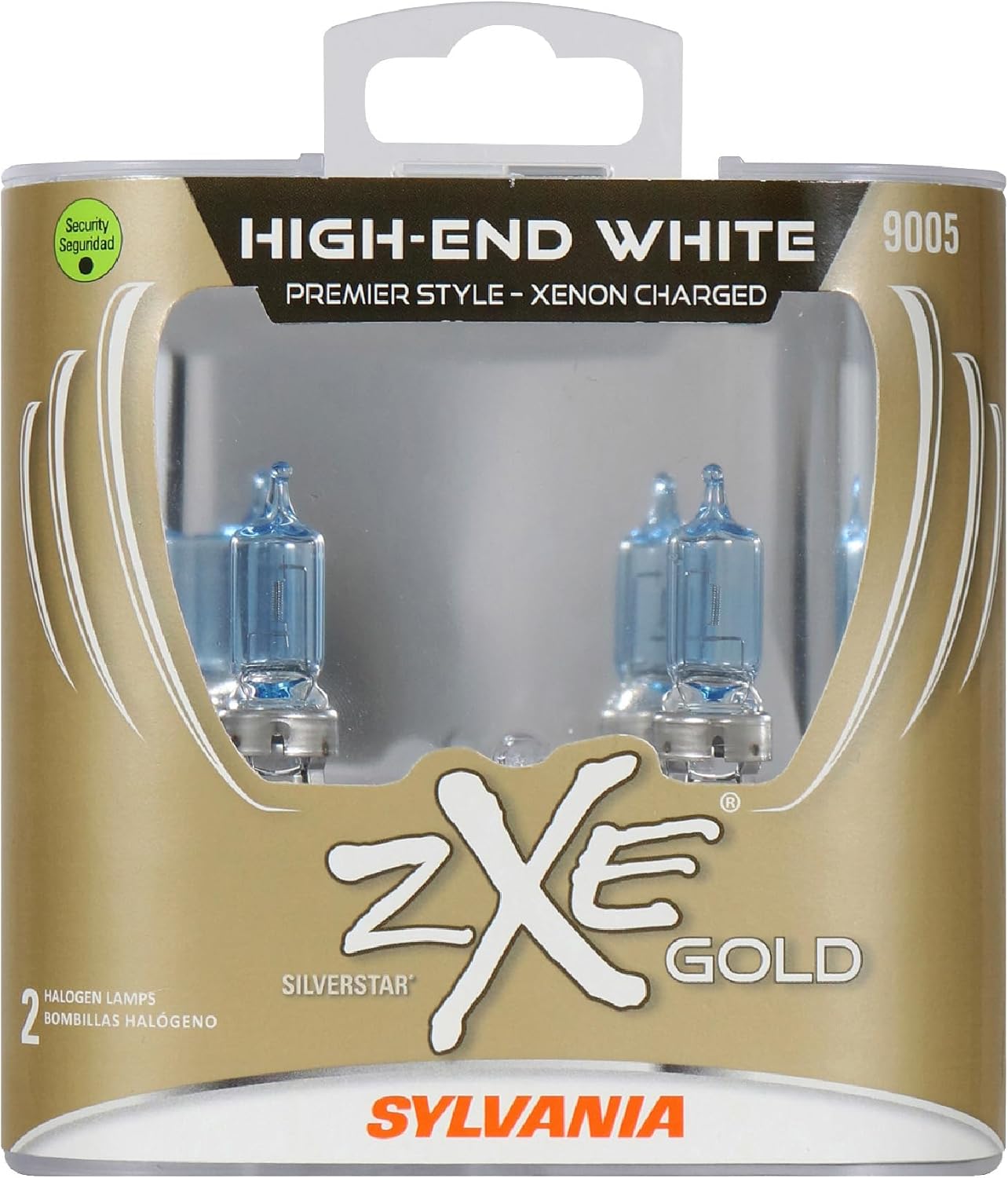 SYLVANIA - 9005 (HB3) SilverStar zXe GOLD High Performance Halogen Headlight Bulb - Bright White Light Output, Best HID Alternative