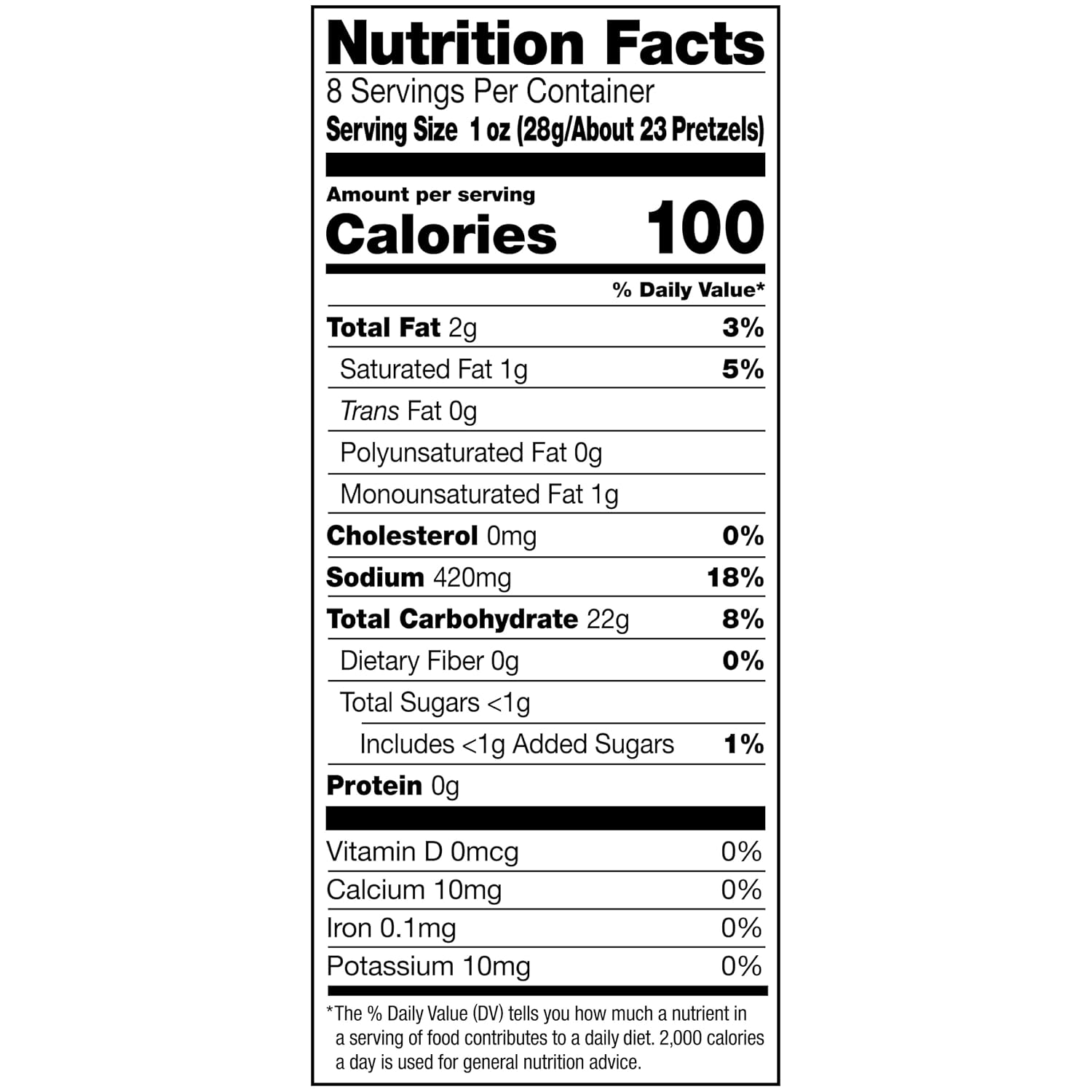 Snyder's of Hanover Gluten Free Mini Pretzels, 8 Oz 1 bag