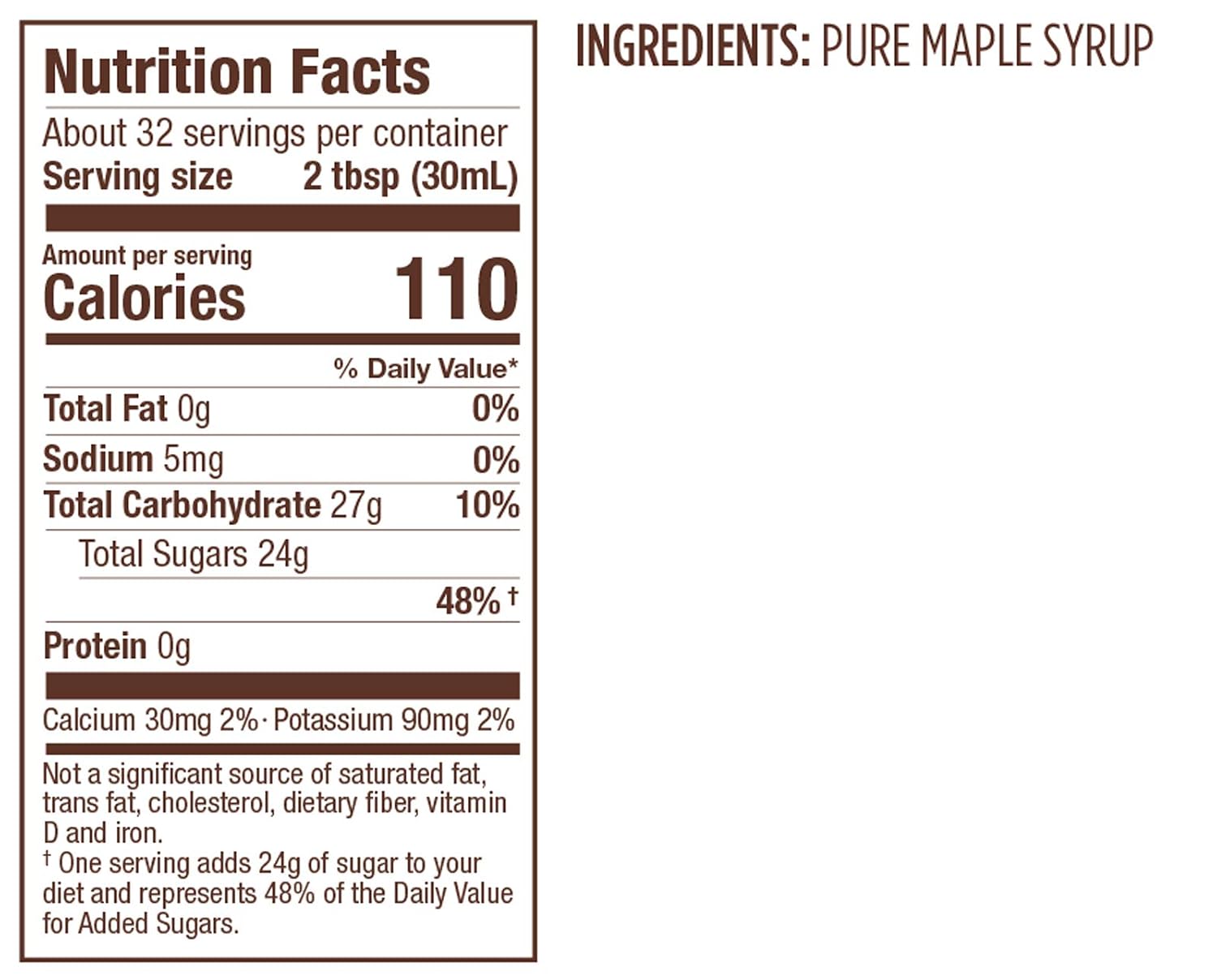 Butternut Mountain Farm Pure Vermont Maple Syrup, Grade A, Amber Color, Rich Taste, All Natural, Easy Pour Jug, 32 Fl Oz, 1 Qt