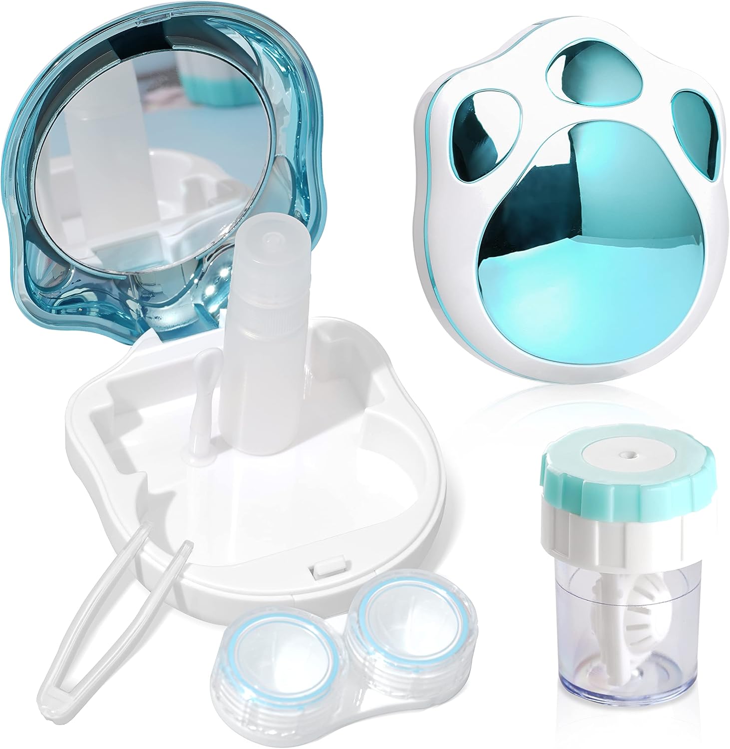 Lasiyanor Contact Lens Travel Kit with Cleaner Washer
