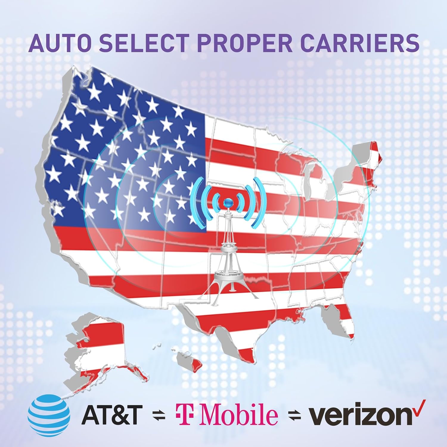 Data SIM Card 24GB 365Days Works with Verizon, AT&T and T-Mobile | 4G LTE USA Data Only, Compatible with Unlocked Security Camera/Router/Mobile WiFi Hotspot/Tablet/Trail Devices