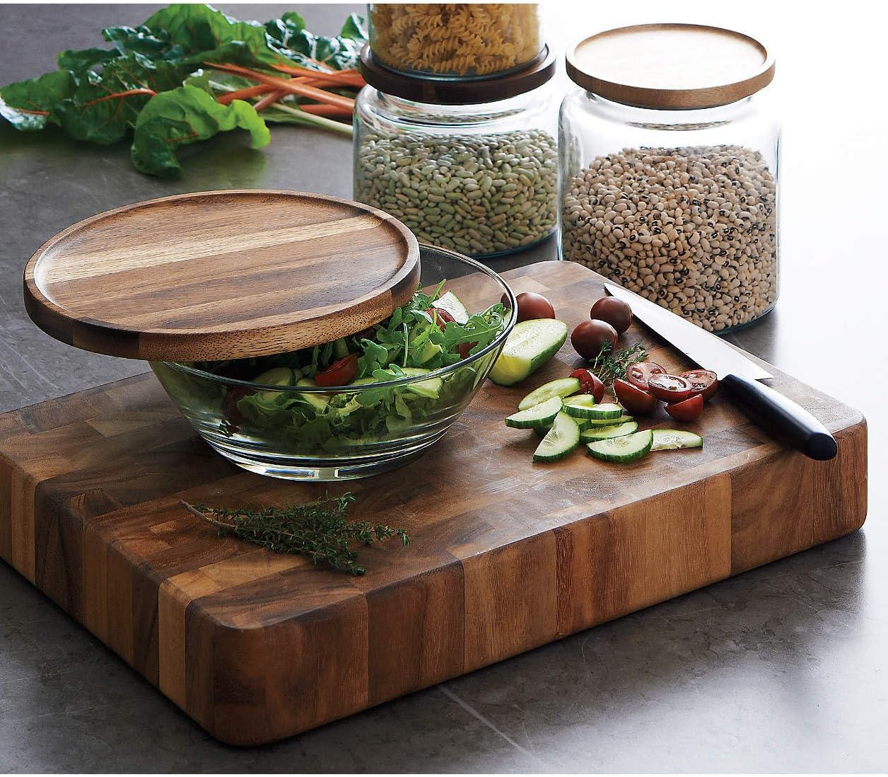 Ironwood Gourmet End Grain Union Stock Yard Professional Chopping Butcher Block, Brown