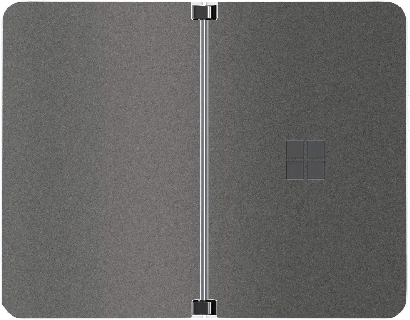 SopiGuard Sticker for Surface Duo Phone Edge-to-Edge Precision Vinyl Skin Wrap (Leather Textured)