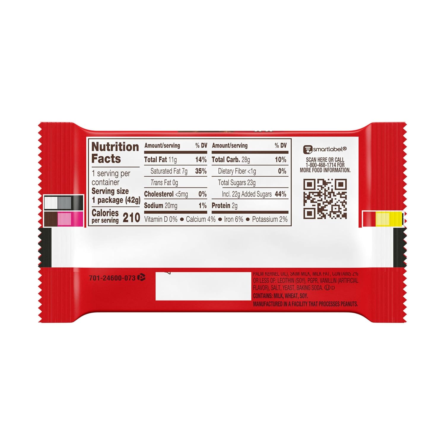 KIT KAT Milk Chocolate Wafer Candy Bar, 1.5 oz